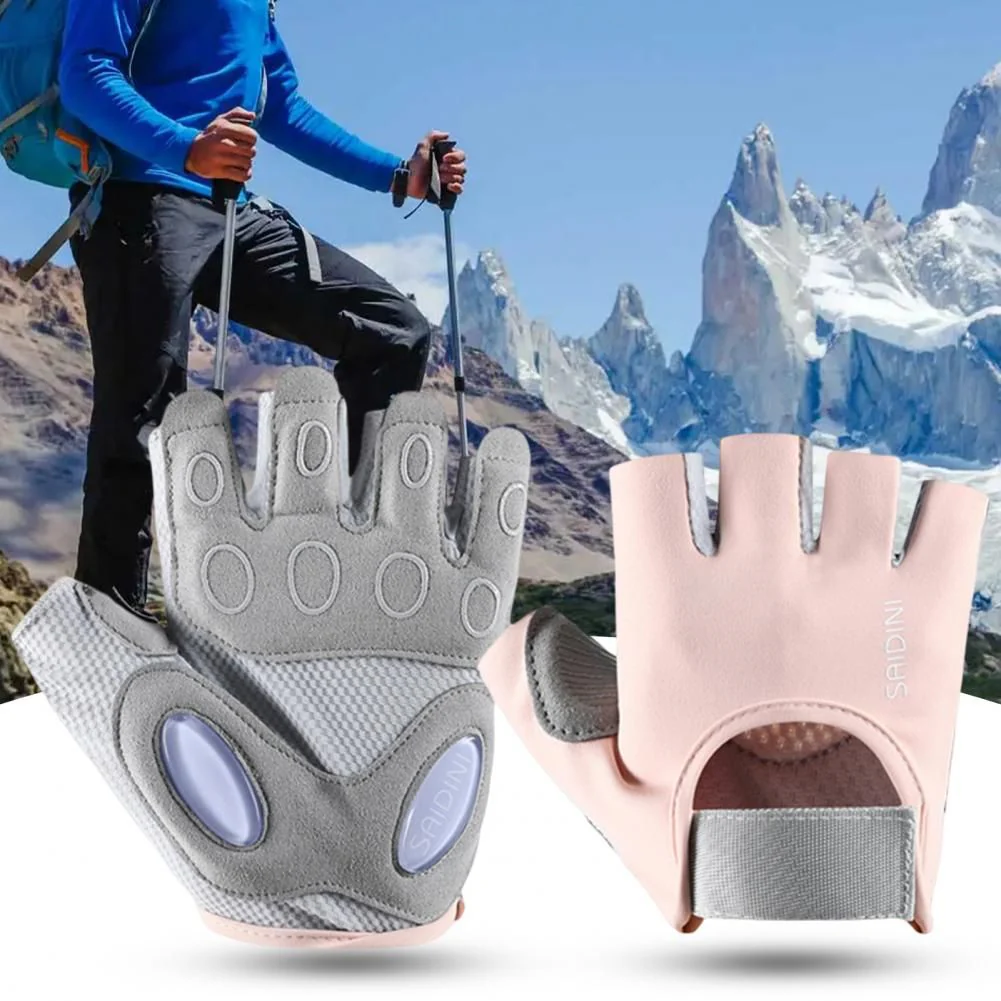 Weight Training Non-Slip Fingerless Gloves - Image 11