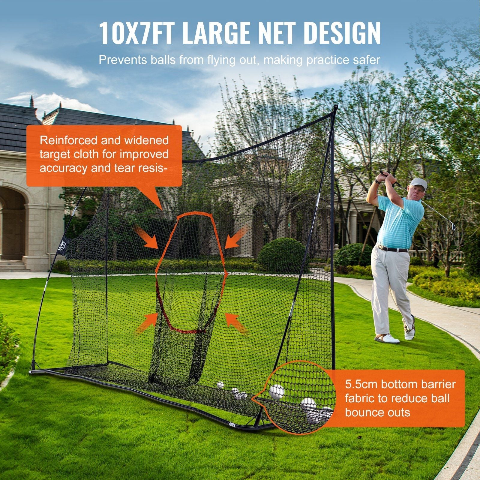 Golf Practice Net Indoor Personal Driving Range - Image 4