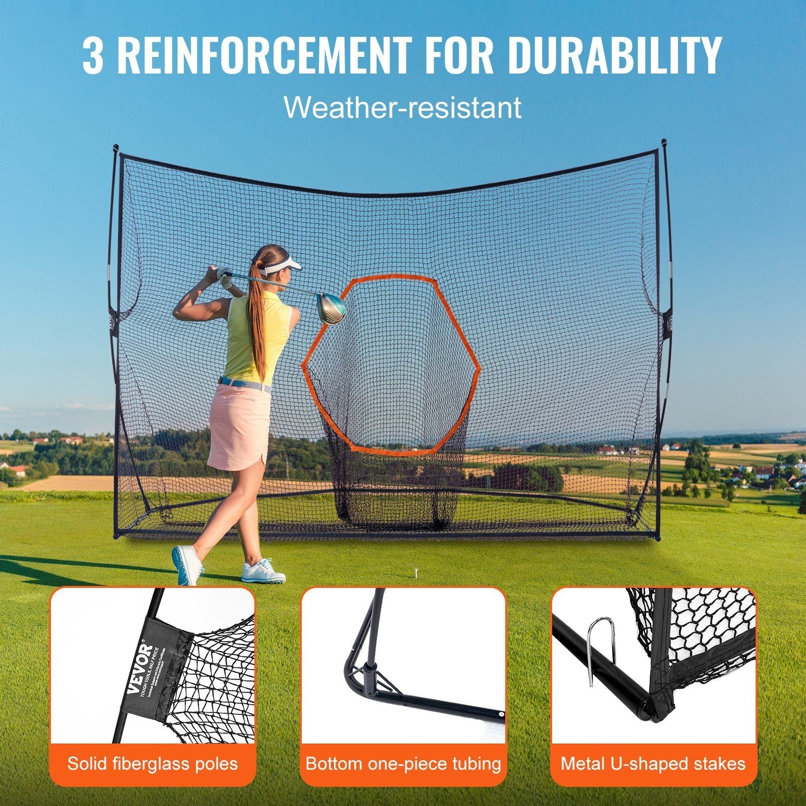 Golf Practice Net Indoor Personal Driving Range - Image 6