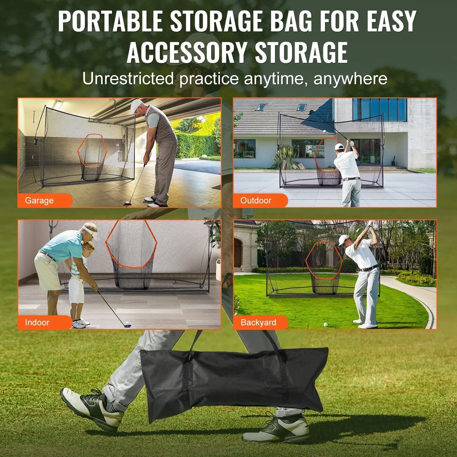 Golf Practice Net Indoor Personal Driving Range - Image 7