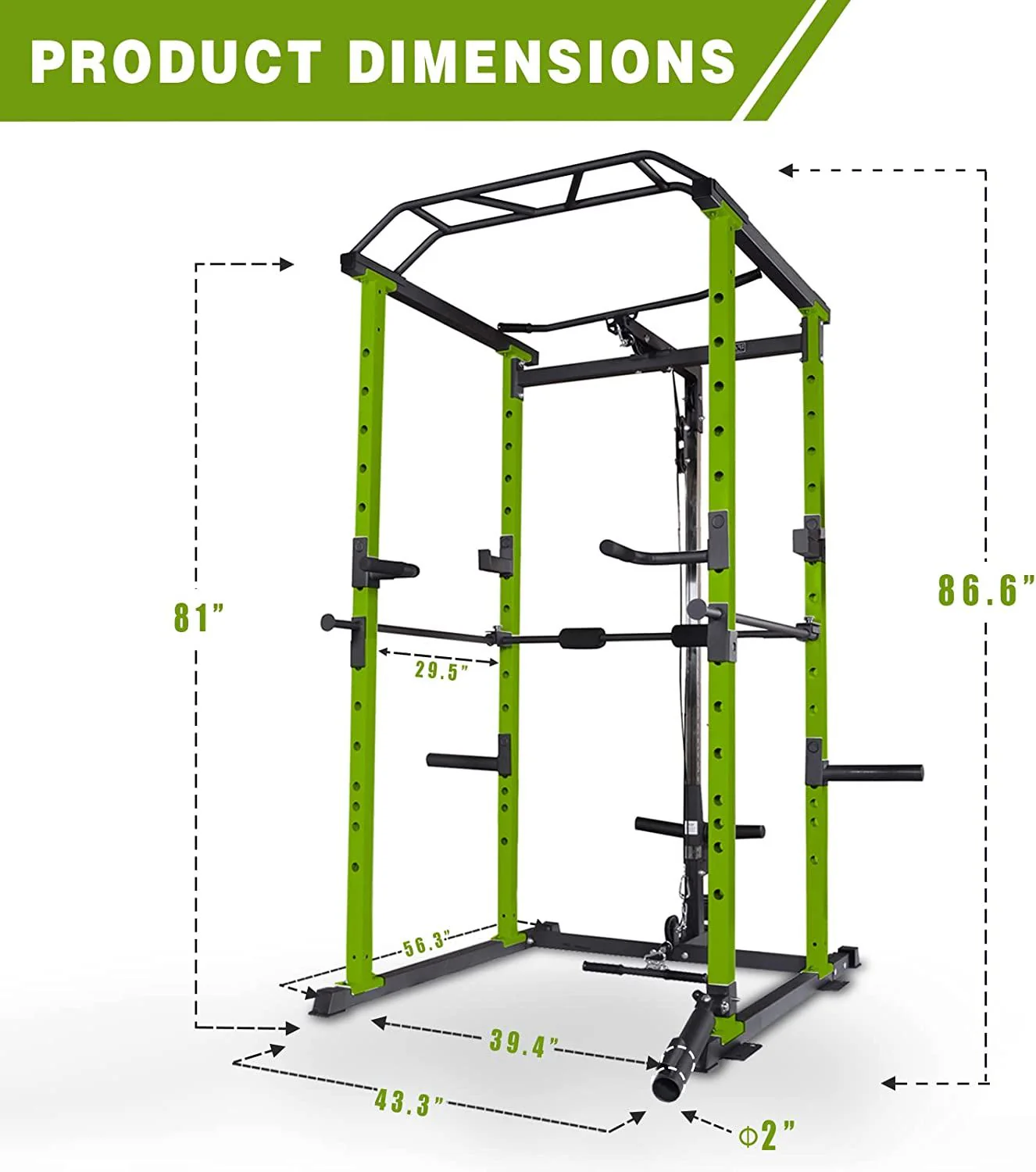 Green Multi-Functional Power Cage - Image 2