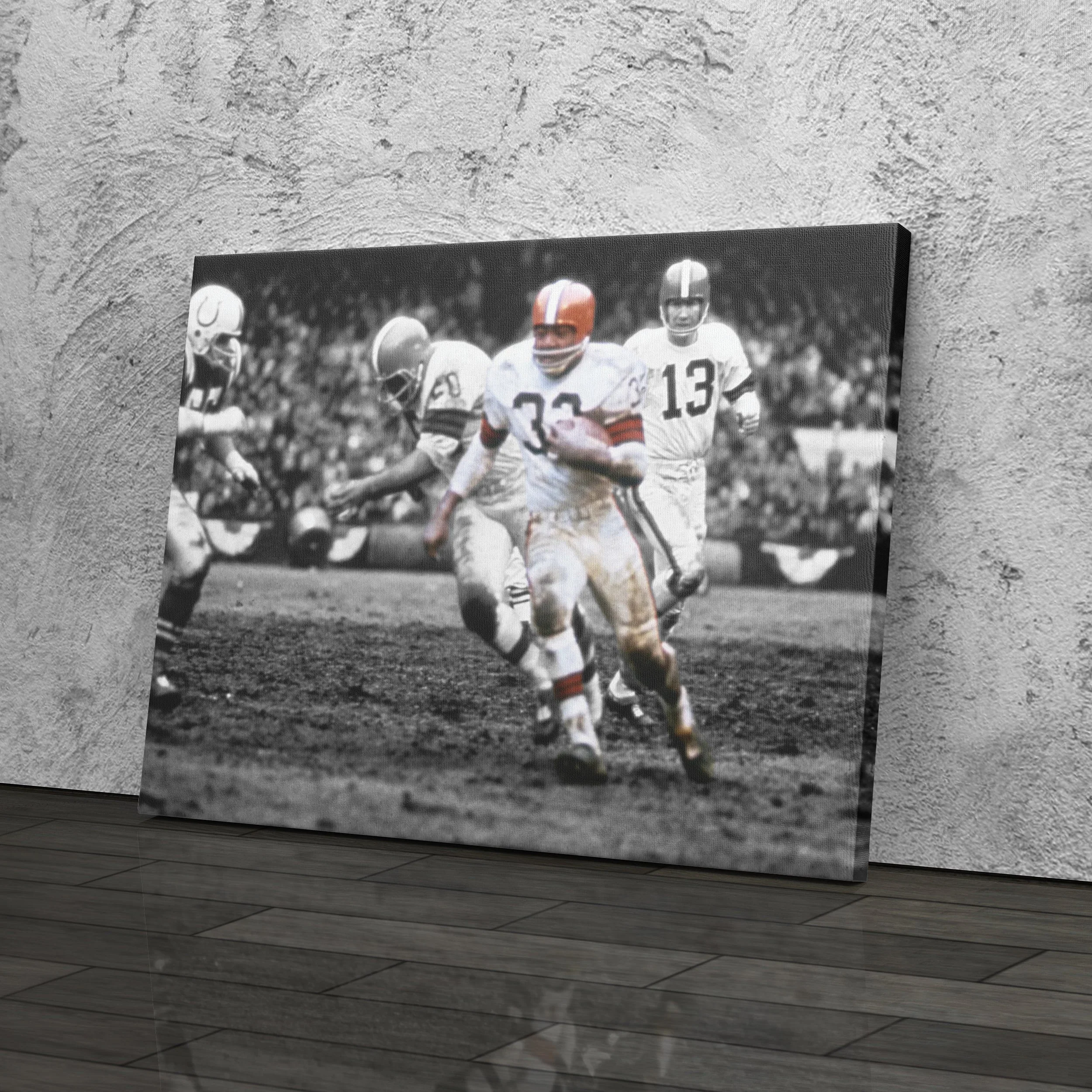 1964 NFL Championship Cleveland Browns Canvas Wall Art - Image 4