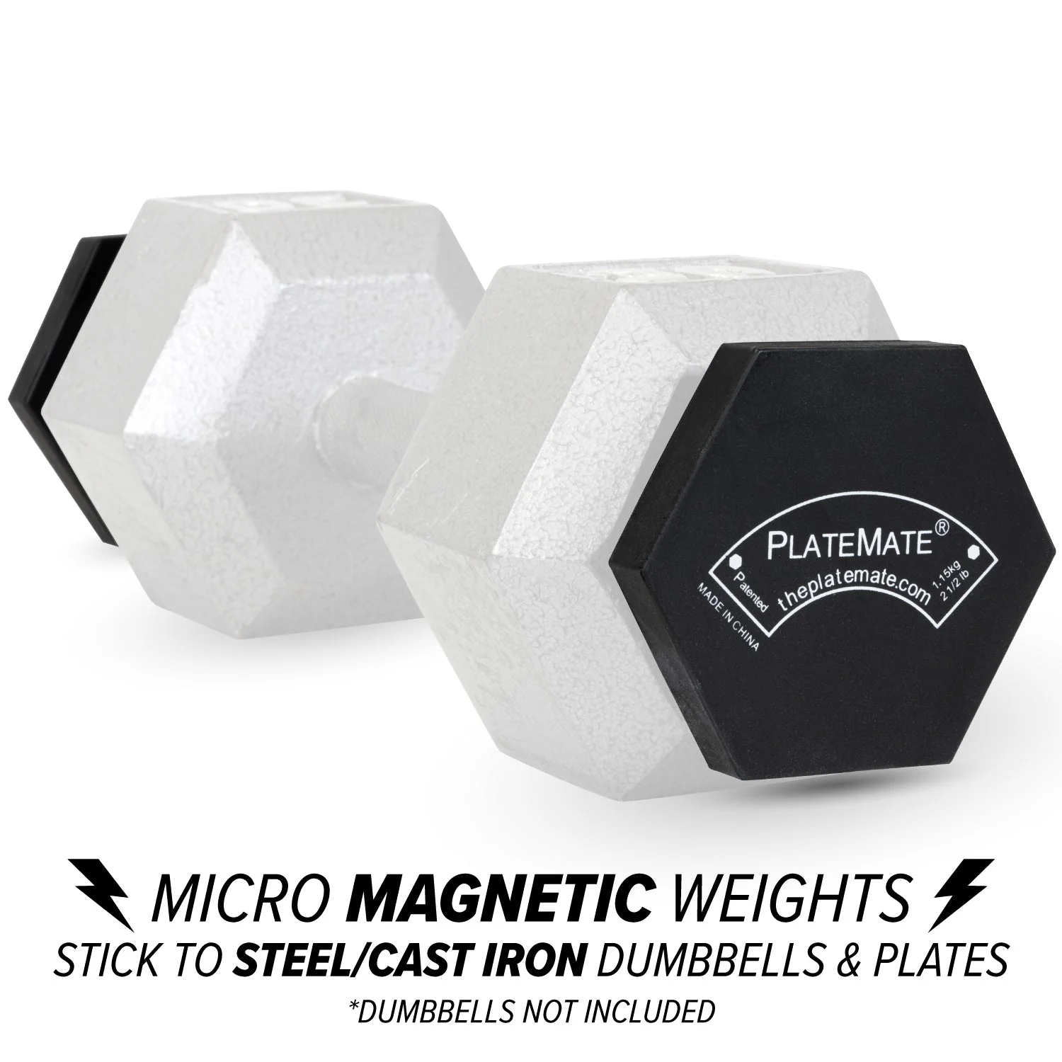 2.5 lb Hex PlateMate (Pair) - Image 2