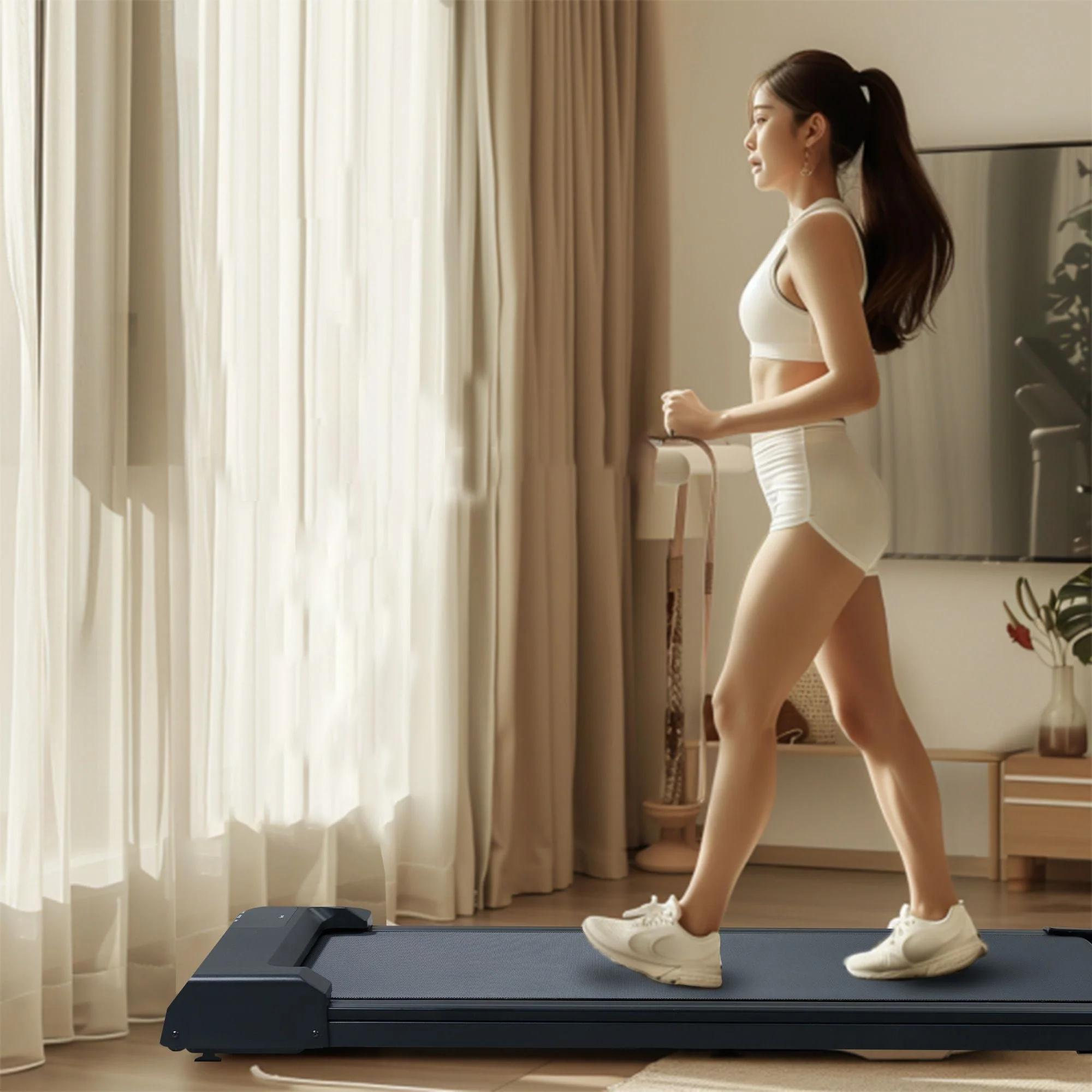 2.5HP Under Desk Treadmill with LED Display & Remote Control - Image 5