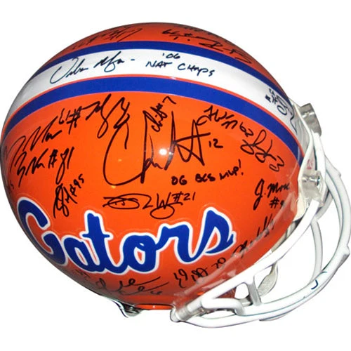 Autographed 2006 Florida Gators National Championship Team Pro Line Helmet - Image 3