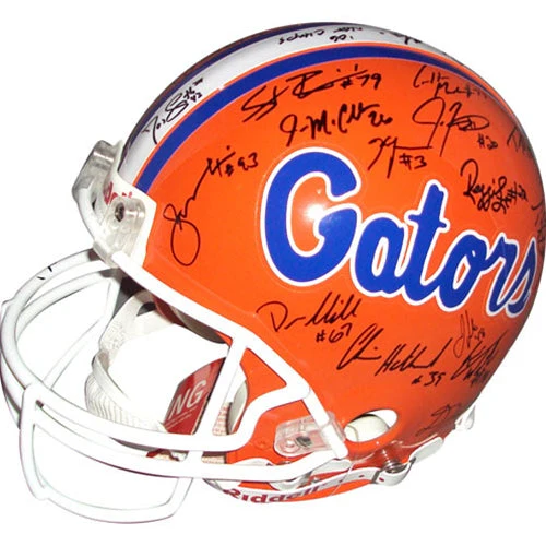Autographed 2006 Florida Gators National Championship Team Pro Line Helmet - Image 4