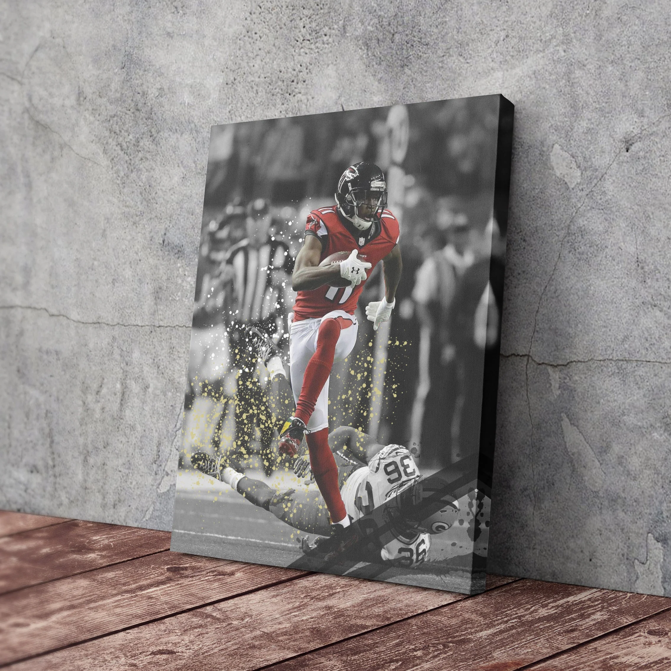 2016 NFC Championship Atlanta Falcons Canvas Wall Art - Image 3