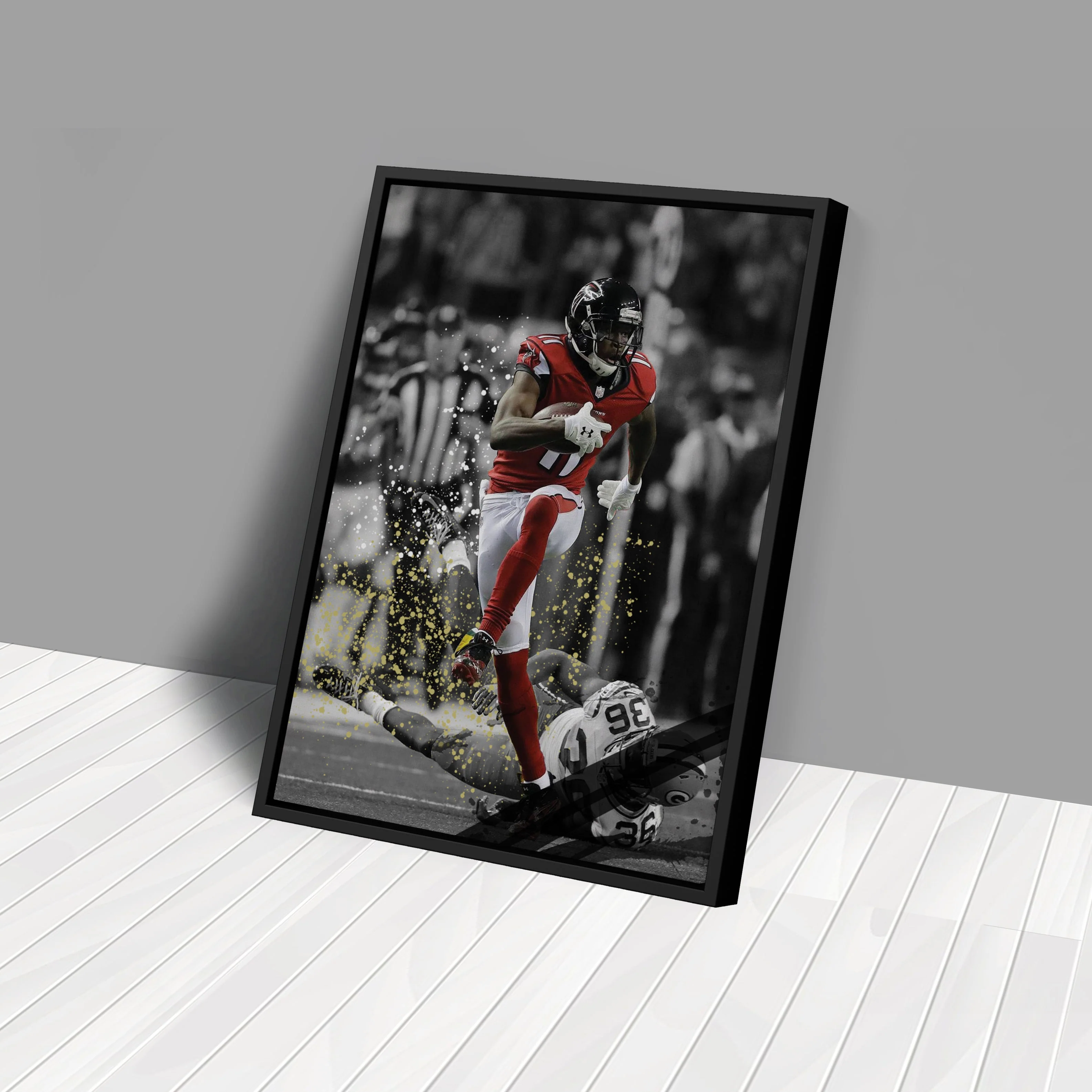 2016 NFC Championship Atlanta Falcons Canvas Wall Art - Image 4