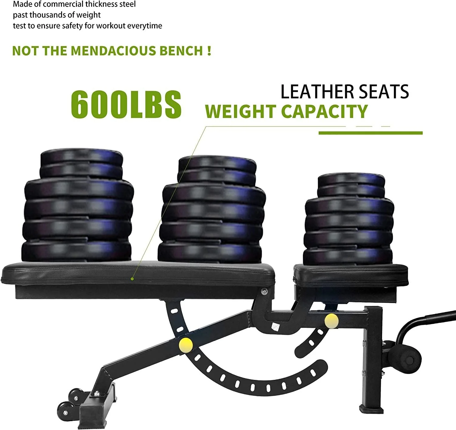 210lb Green Home Gym Set Multi-functional Power Cage, Home Adjustable Pullup power Rack 1000Lbs Capacity Comprehensive Fitness Barbell Rack - Image 13