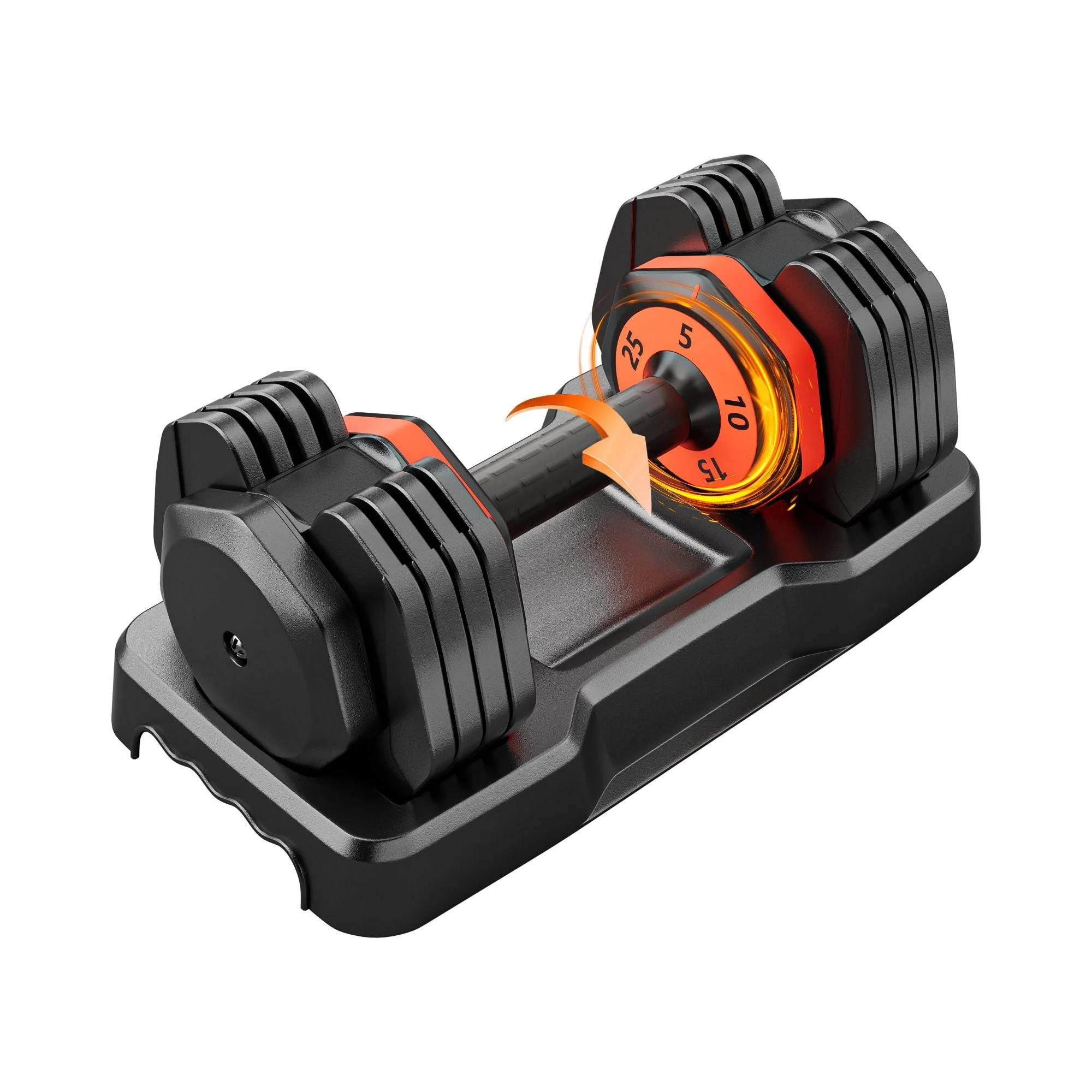 25LB 5-in-1 Single Adjustable Free Dumbbell - Image 3