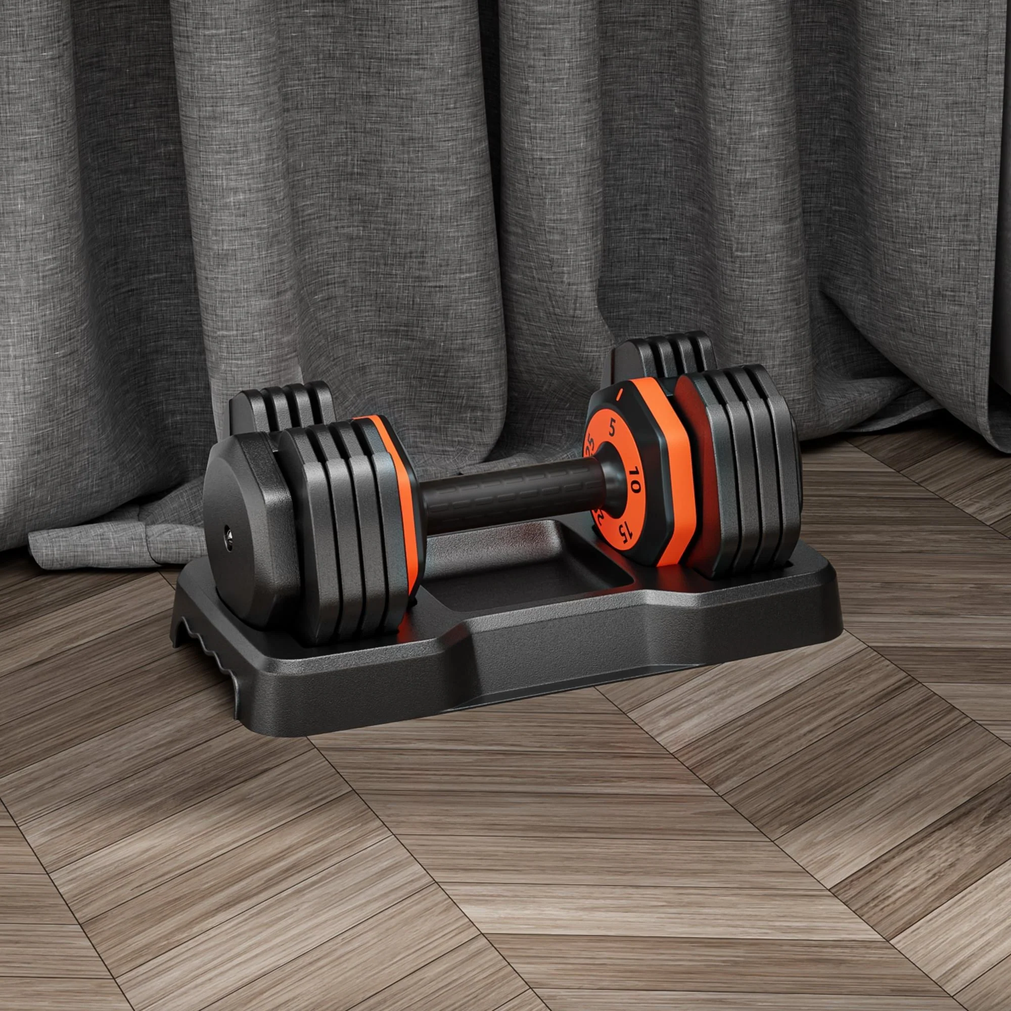 25LB 5-in-1 Single Adjustable Free Dumbbell - Image 5