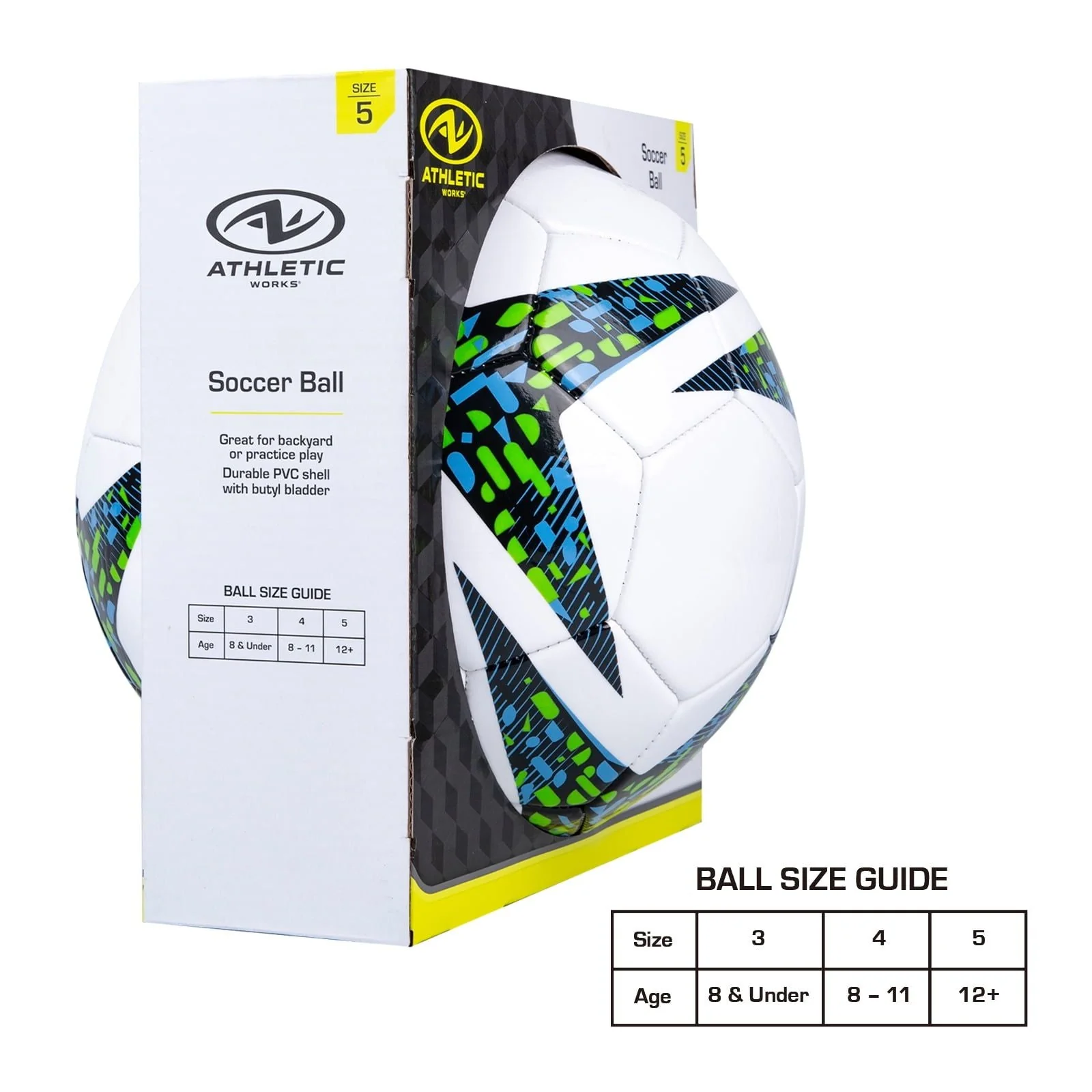 Size 5 Indoor & Outdoor Soccer Balls (4-Pack) - Image 3
