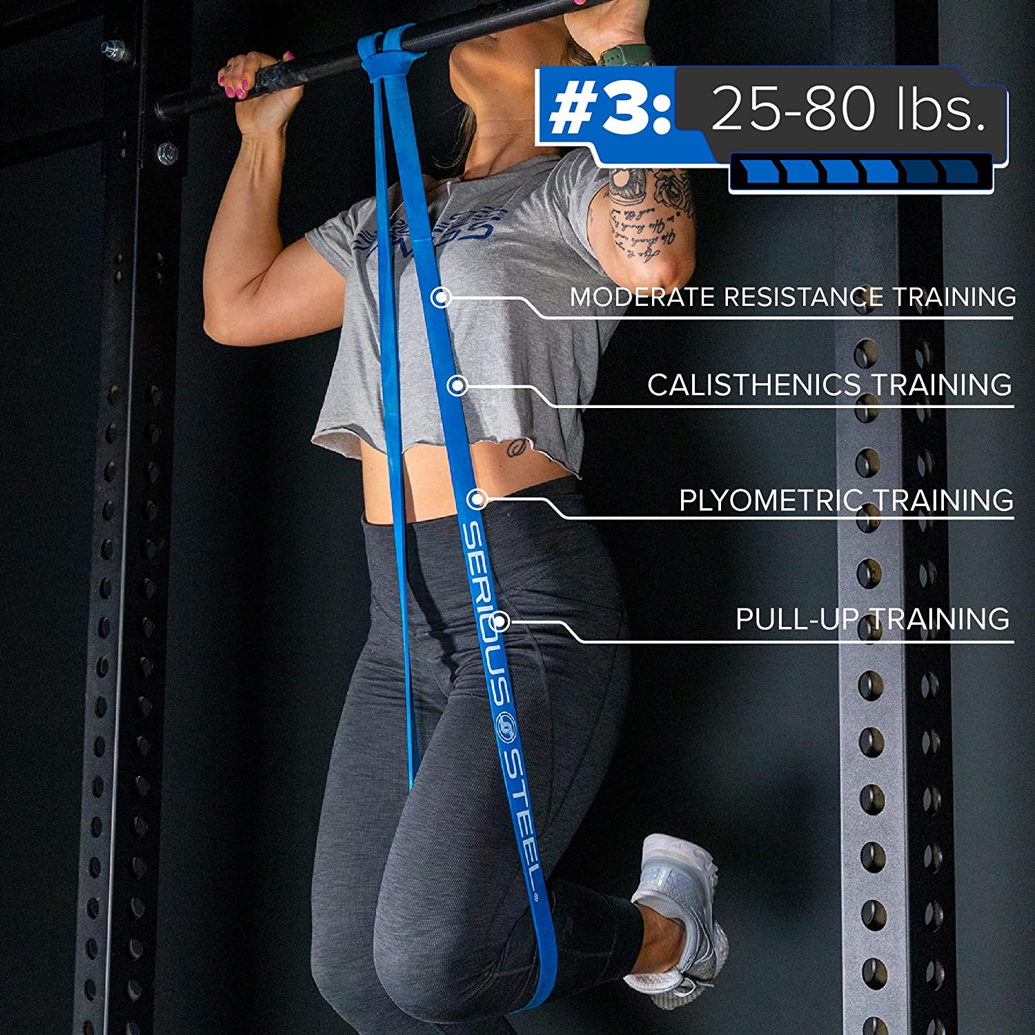 41" Heavy Resistance Band (60-150 lbs) - Image 11