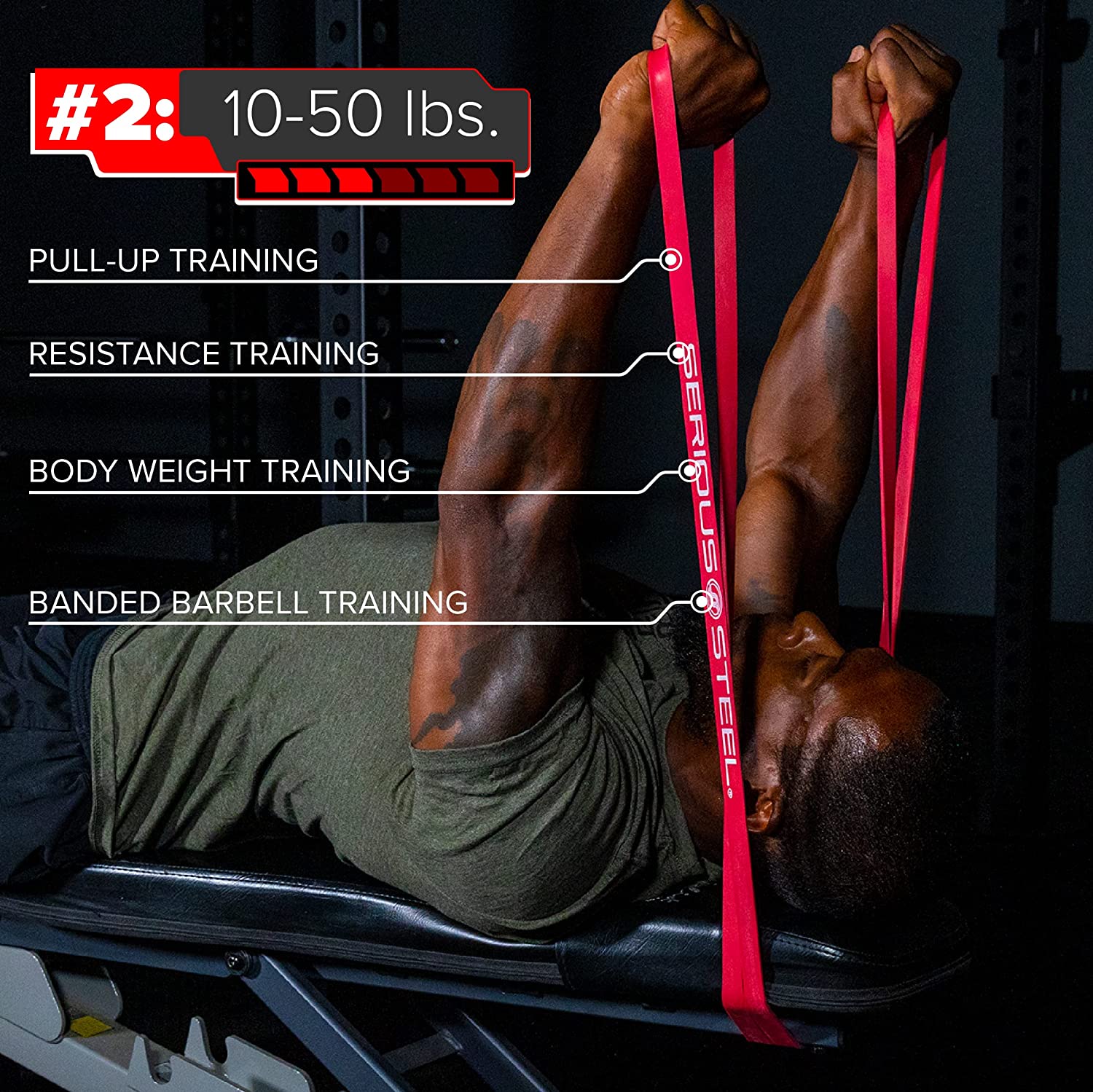 41" Mini Resistance Band (5-35 lbs) - Image 10