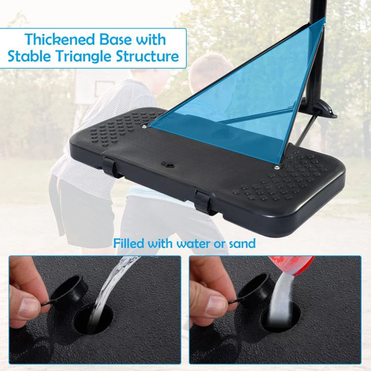 Indoor/Outdoor Height Adjustable Basketball Hoop - Image 10