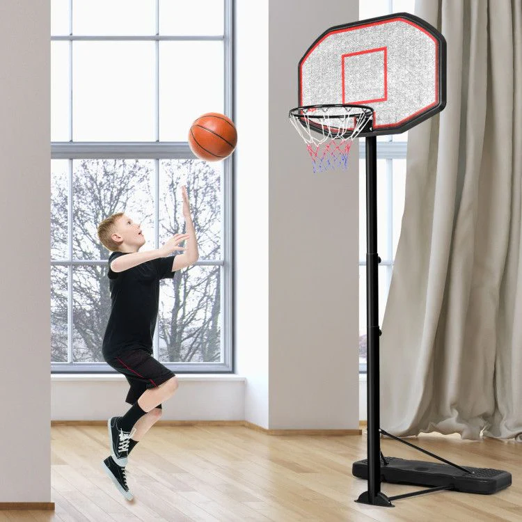Indoor/Outdoor Height Adjustable Basketball Hoop - Image 4