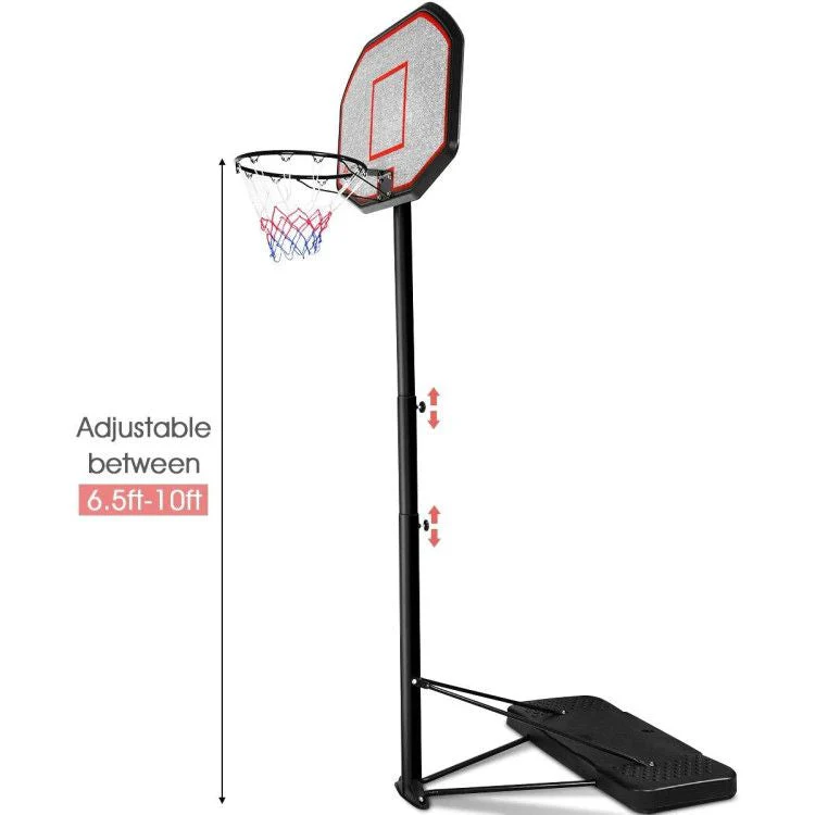 Indoor/Outdoor Height Adjustable Basketball Hoop - Image 6