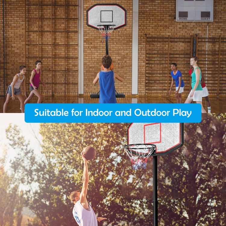 Indoor/Outdoor Height Adjustable Basketball Hoop - Image 9