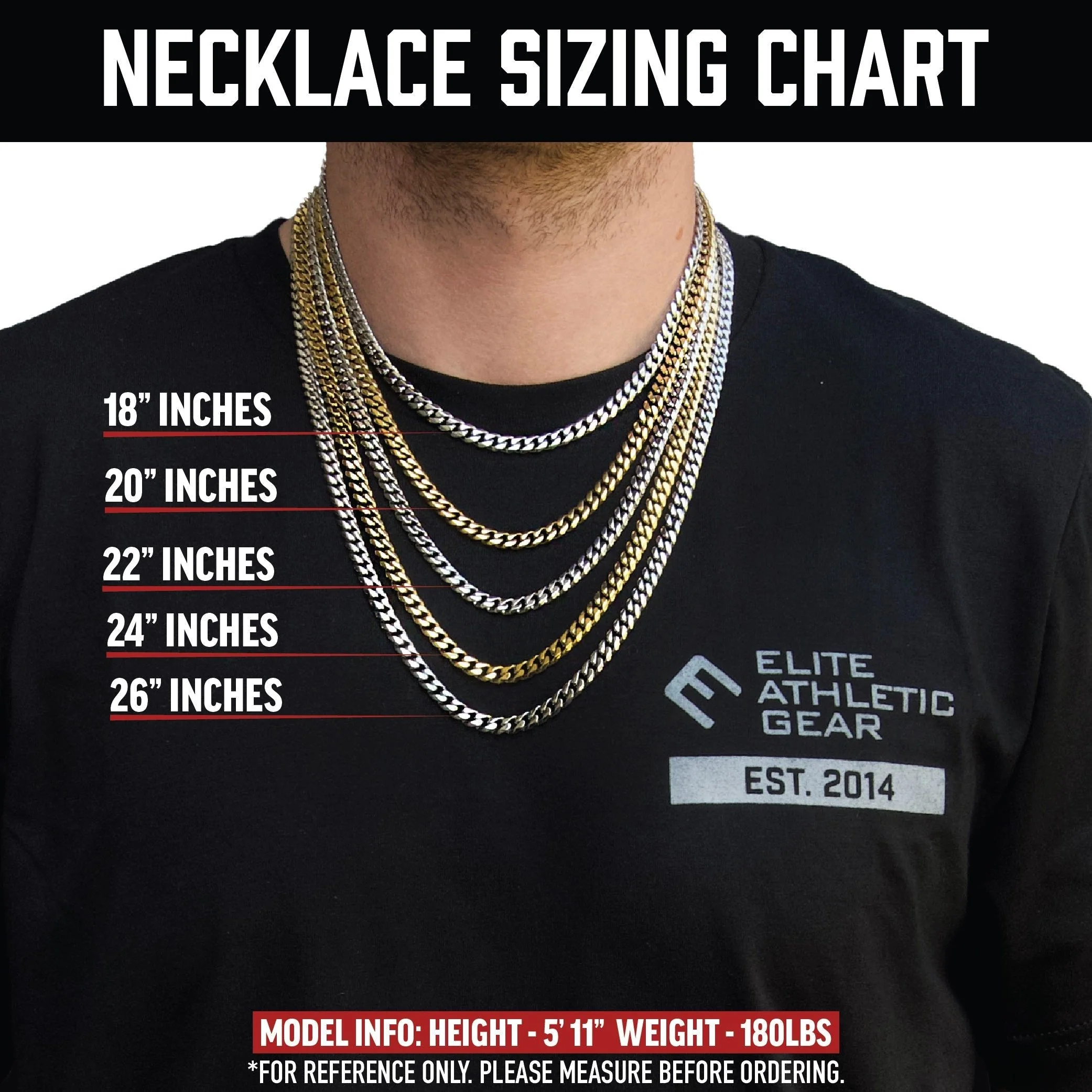 6mm Cuban Link 14K Gold Plated Stainless Steel Chain Necklace - Image 4