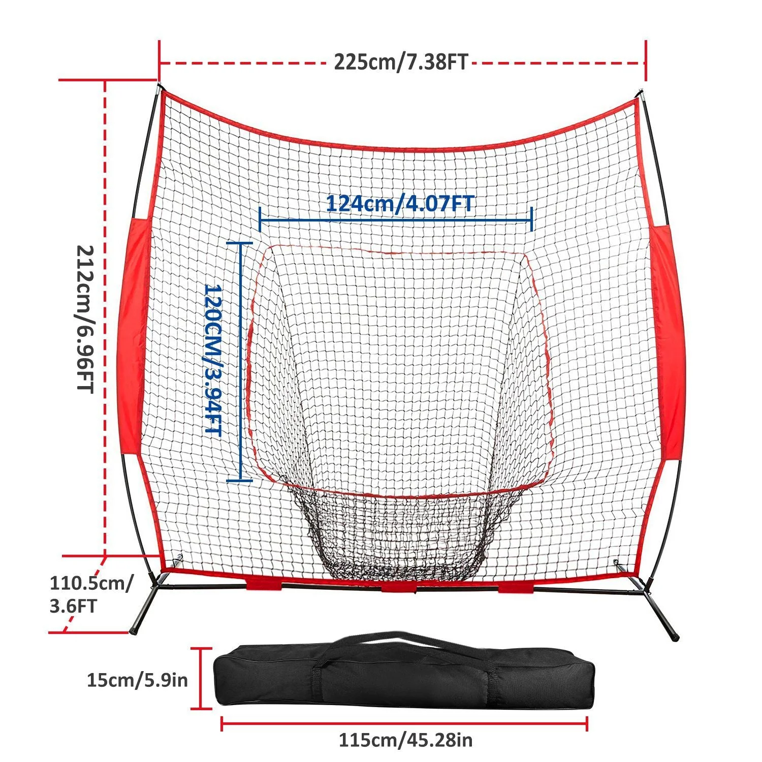 7x7 foot Hitting Training Net - Image 11