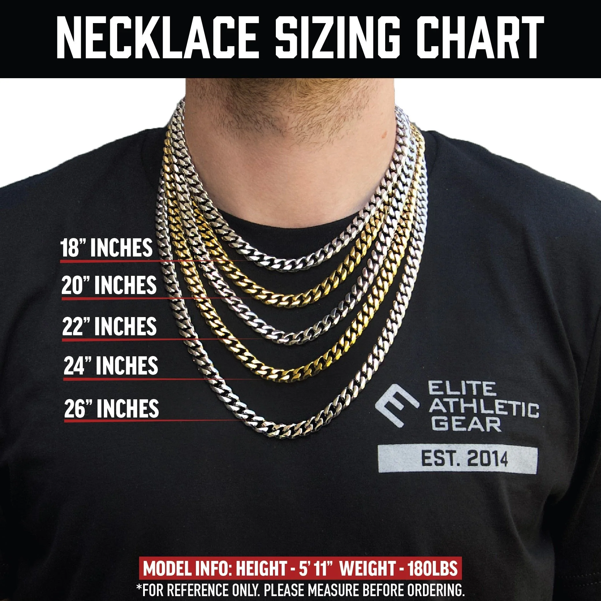 9mm Cuban Link 14K Gold Plated Stainless Steel Chain Necklace - Image 3