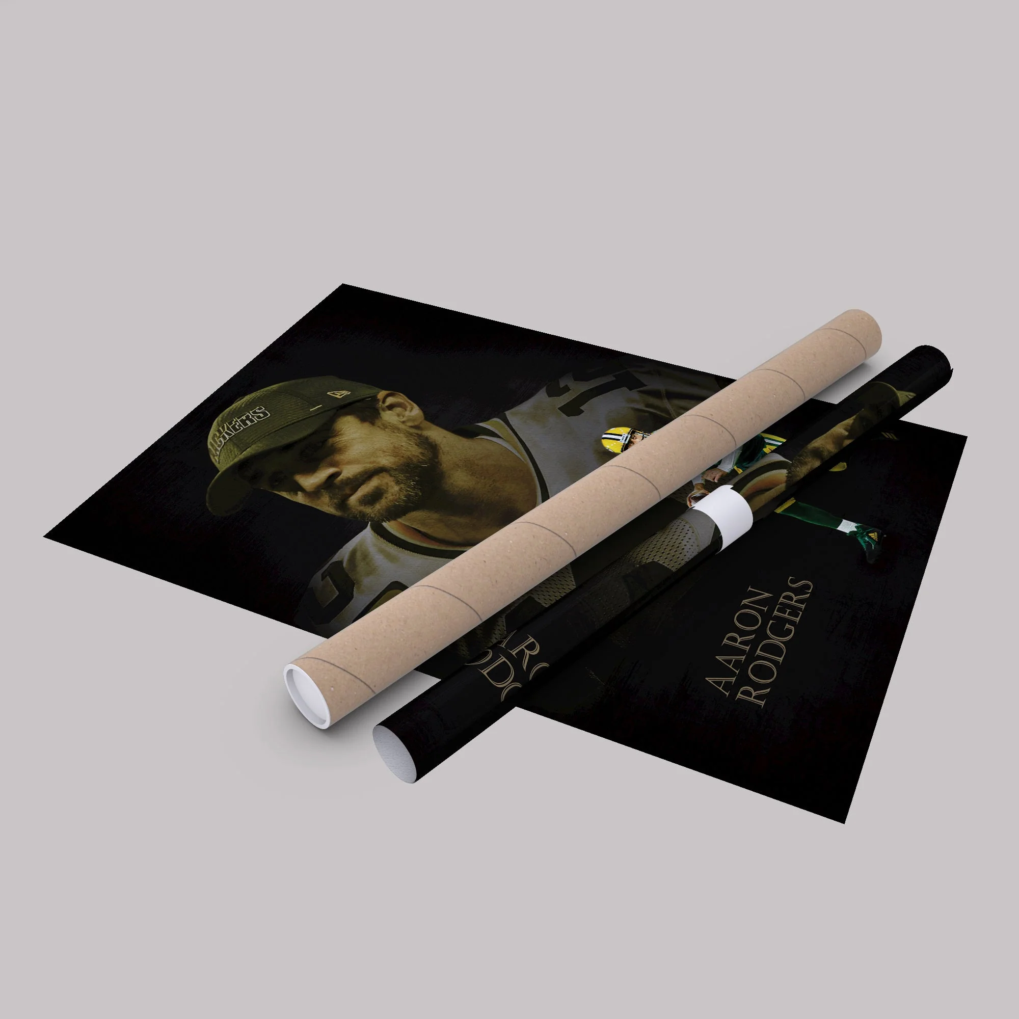 Green Bay Packers Aaron Rodgers Canvas Wall Art - Image 8