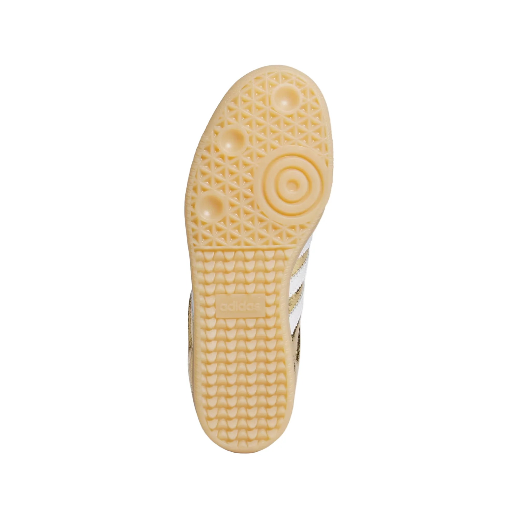 Adidas Samba OG Womens Gold Metallic Cracked Leather - Image 5