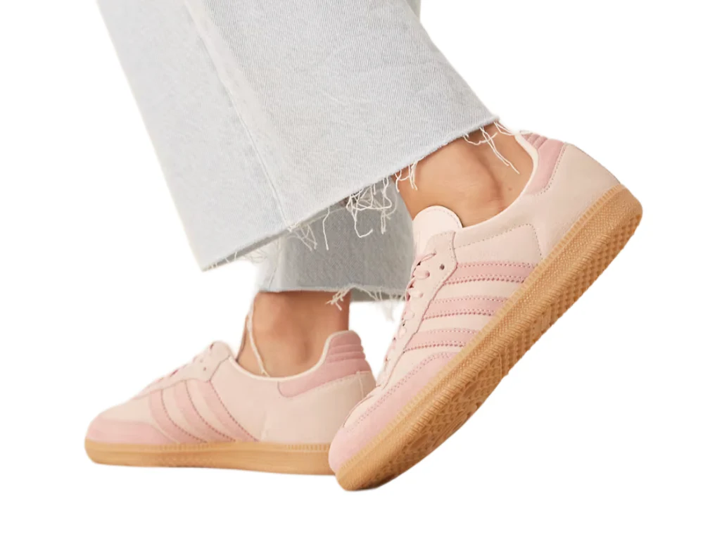 Adidas Samba OG Pink Suede Gum Women's Sneakers - Image 2