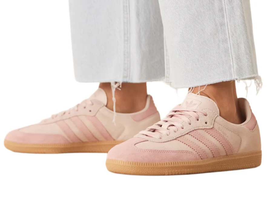 Adidas Samba OG Pink Suede Gum Women's Sneakers - Image 3