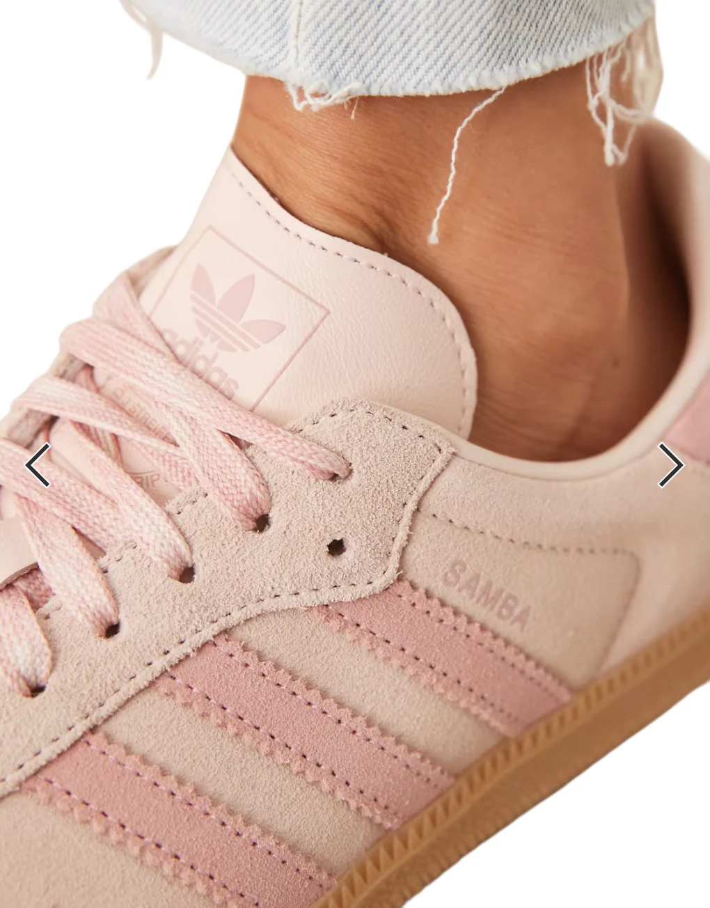 Adidas Samba OG Pink Suede Gum Women's Sneakers - Image 5
