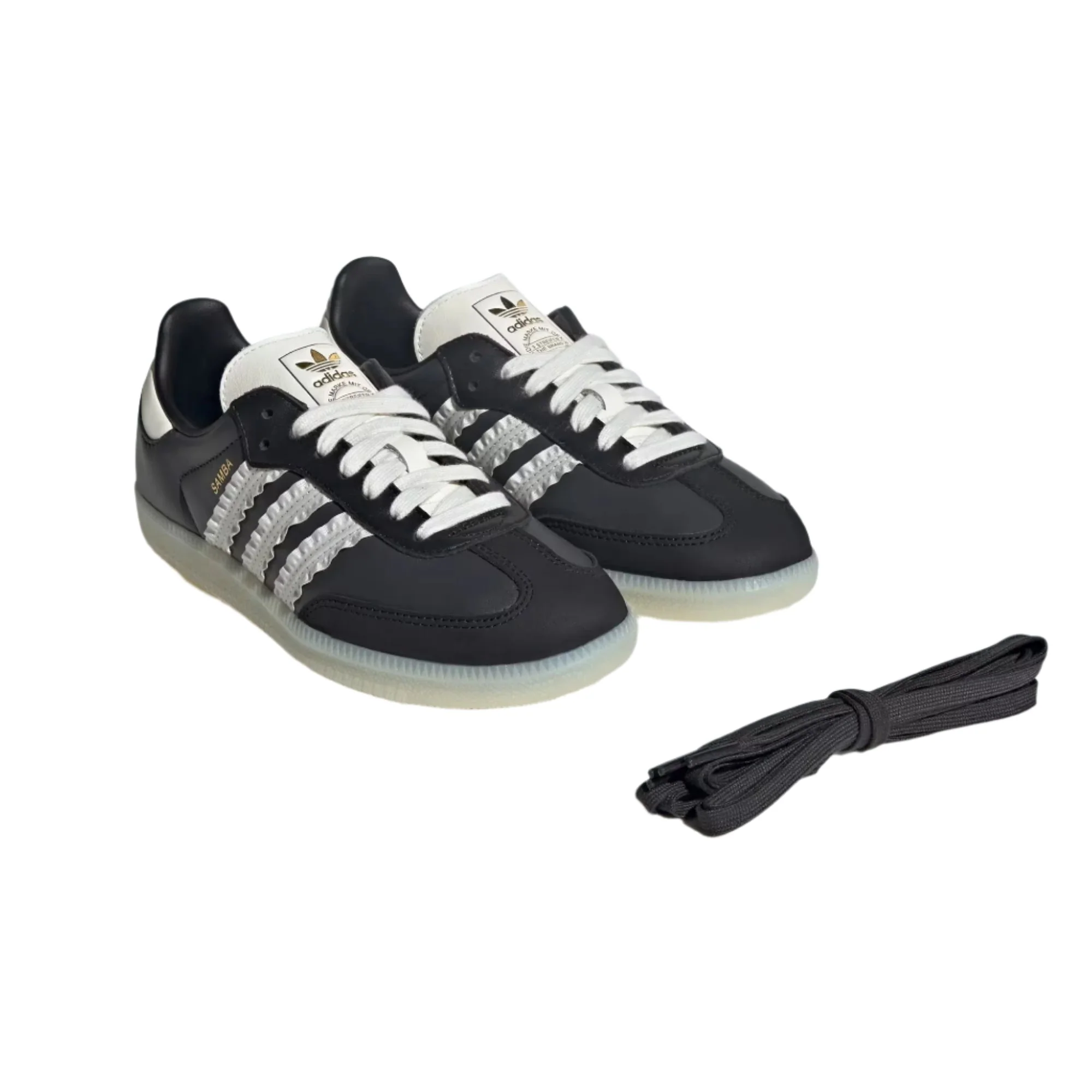 Adidas Samba Ruffle Stripes Pack Black Off White (Women's) - Image 4