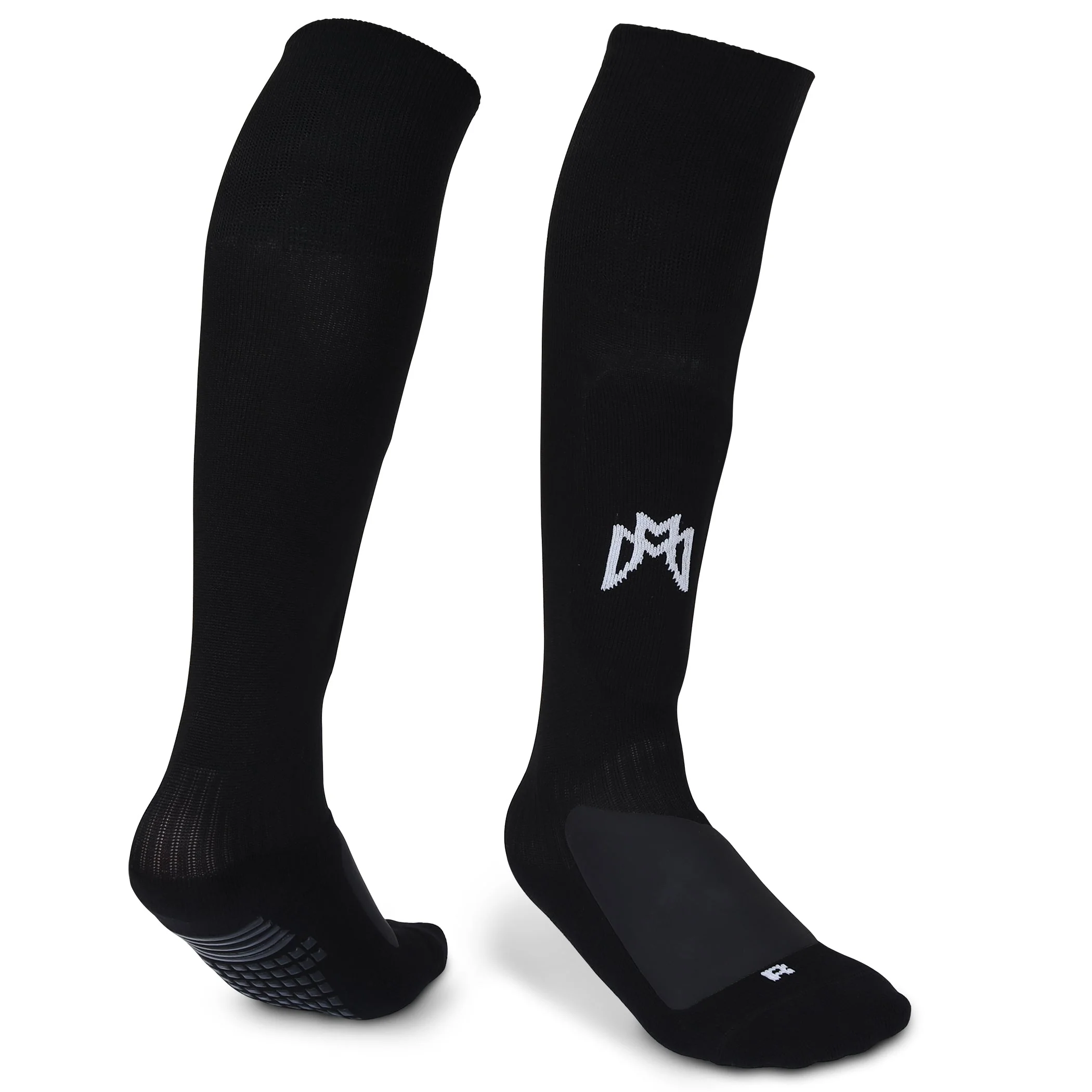 All-in-One Grip Socks with Built in Shin Guards - Full Length - Image 2