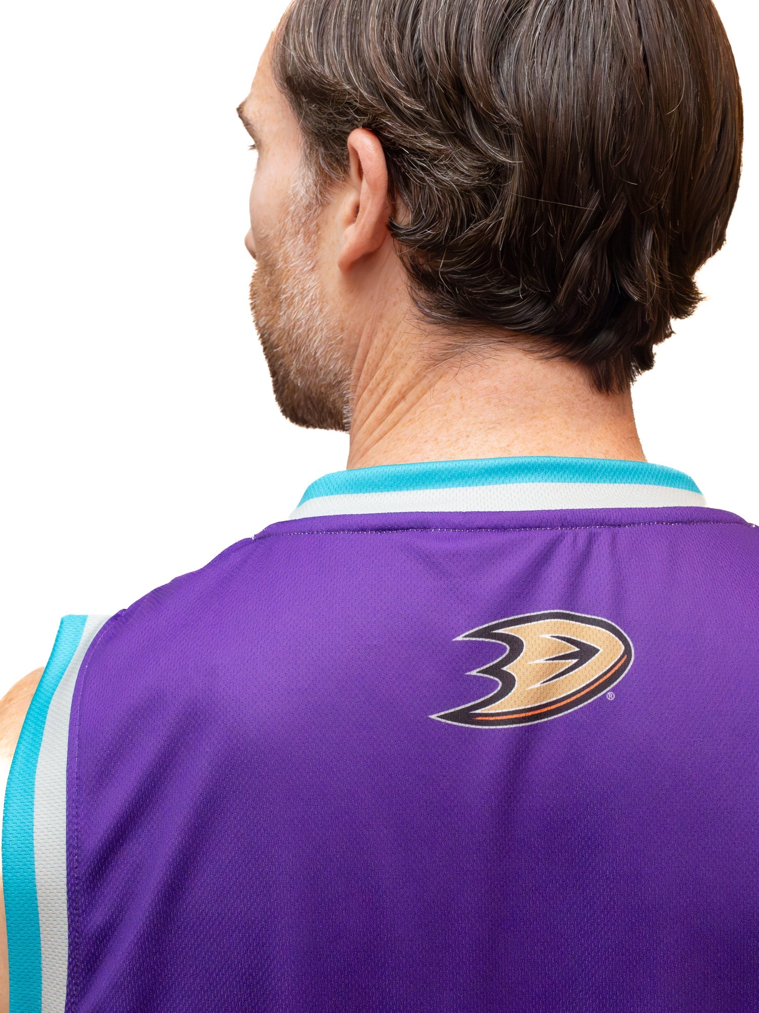 Anaheim Ducks Purple Retro Alternate Hockey Tank - Image 5