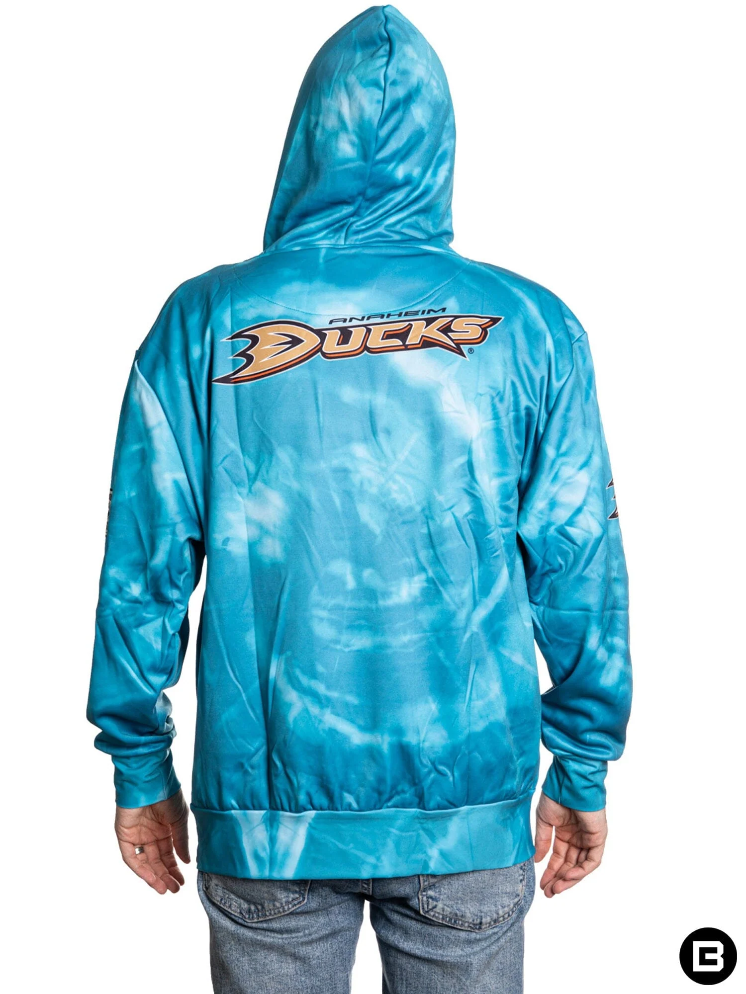 Anaheim Ducks Retro Alternate Hockey Hoodie - Image 3