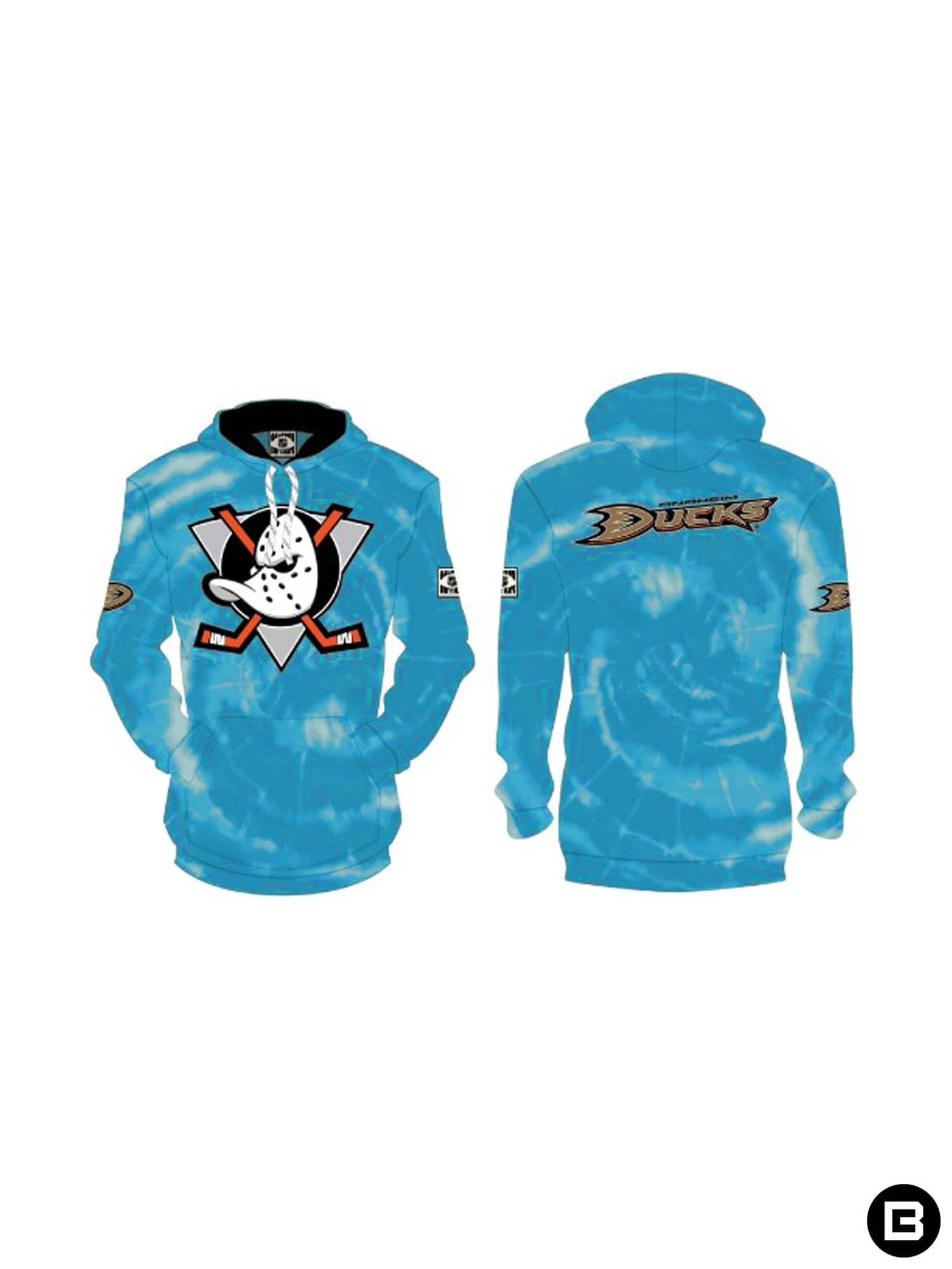 Anaheim Ducks Retro Alternate Hockey Hoodie - Image 9