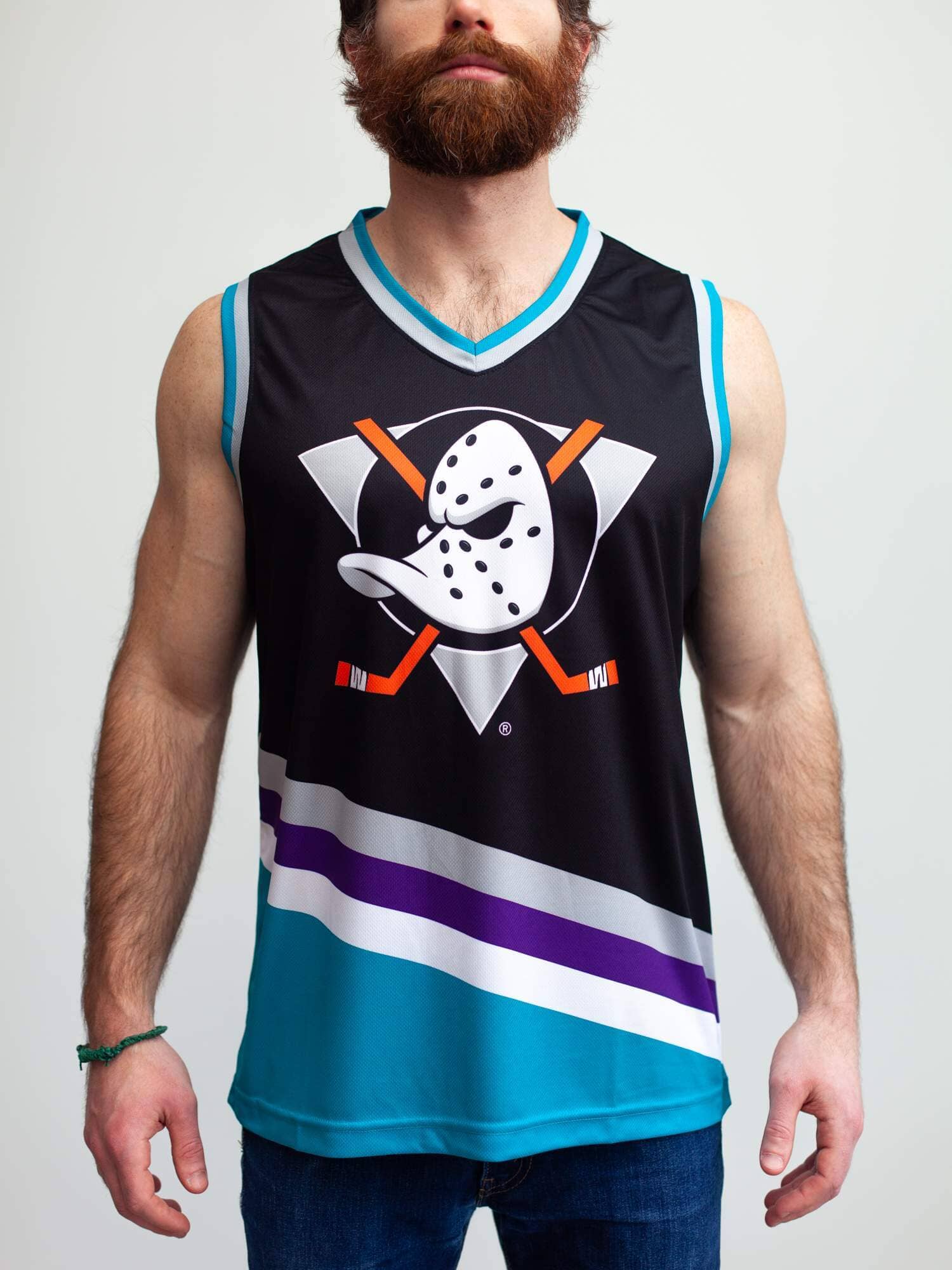 Anaheim Ducks Retro Alternate Hockey Tank - Image 3