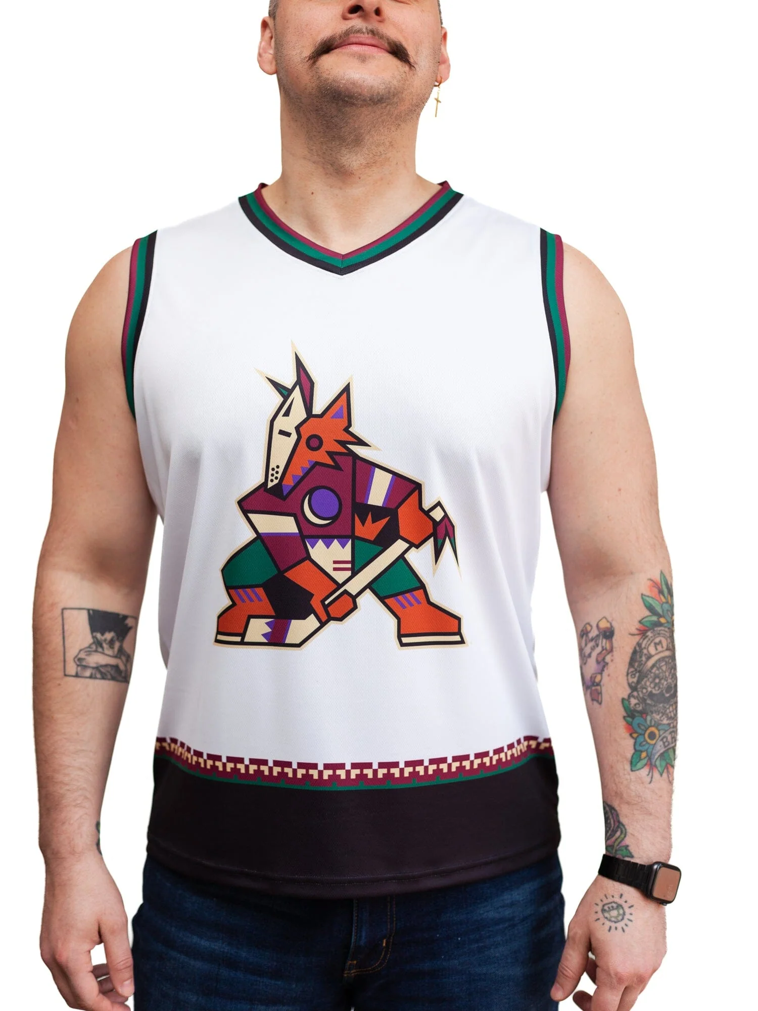 Arizona Coyotes Retro Alternate Away Hockey Tank - Image 3