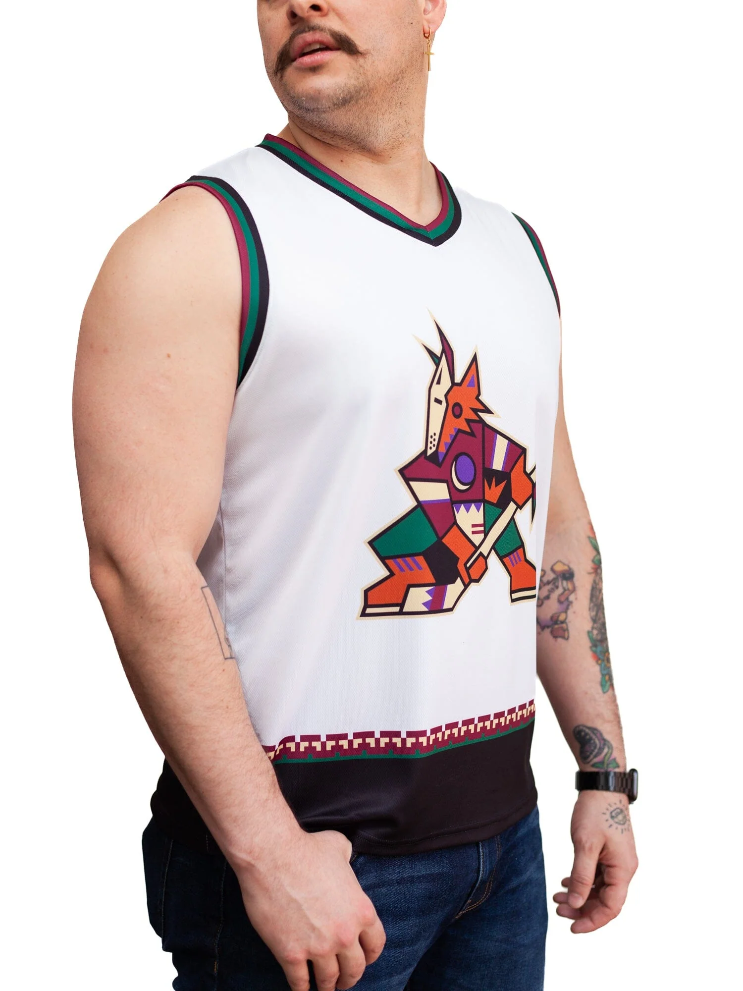 Arizona Coyotes Retro Alternate Away Hockey Tank - Image 5
