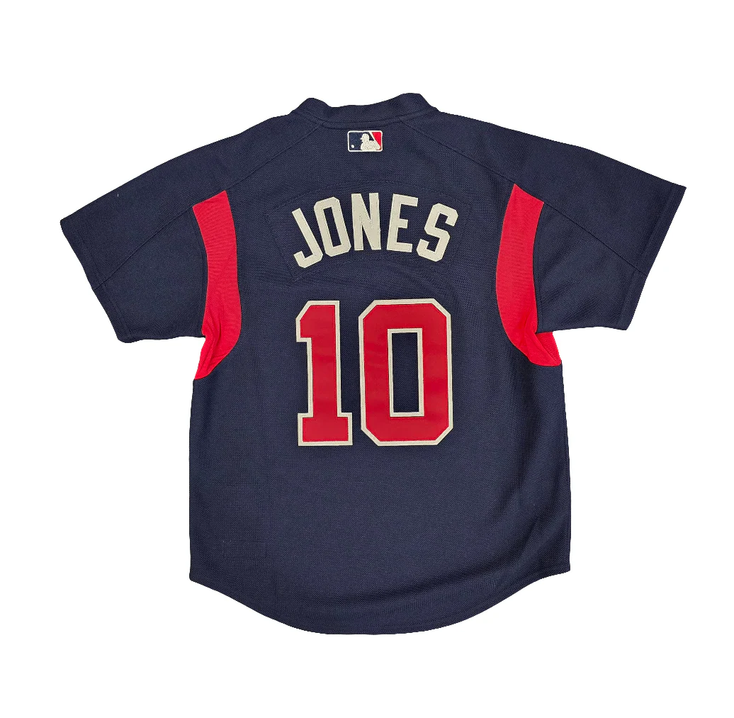 Atlanta Braves Chipper Jones Mitchell & Ness authentic BP jersey - Image 2