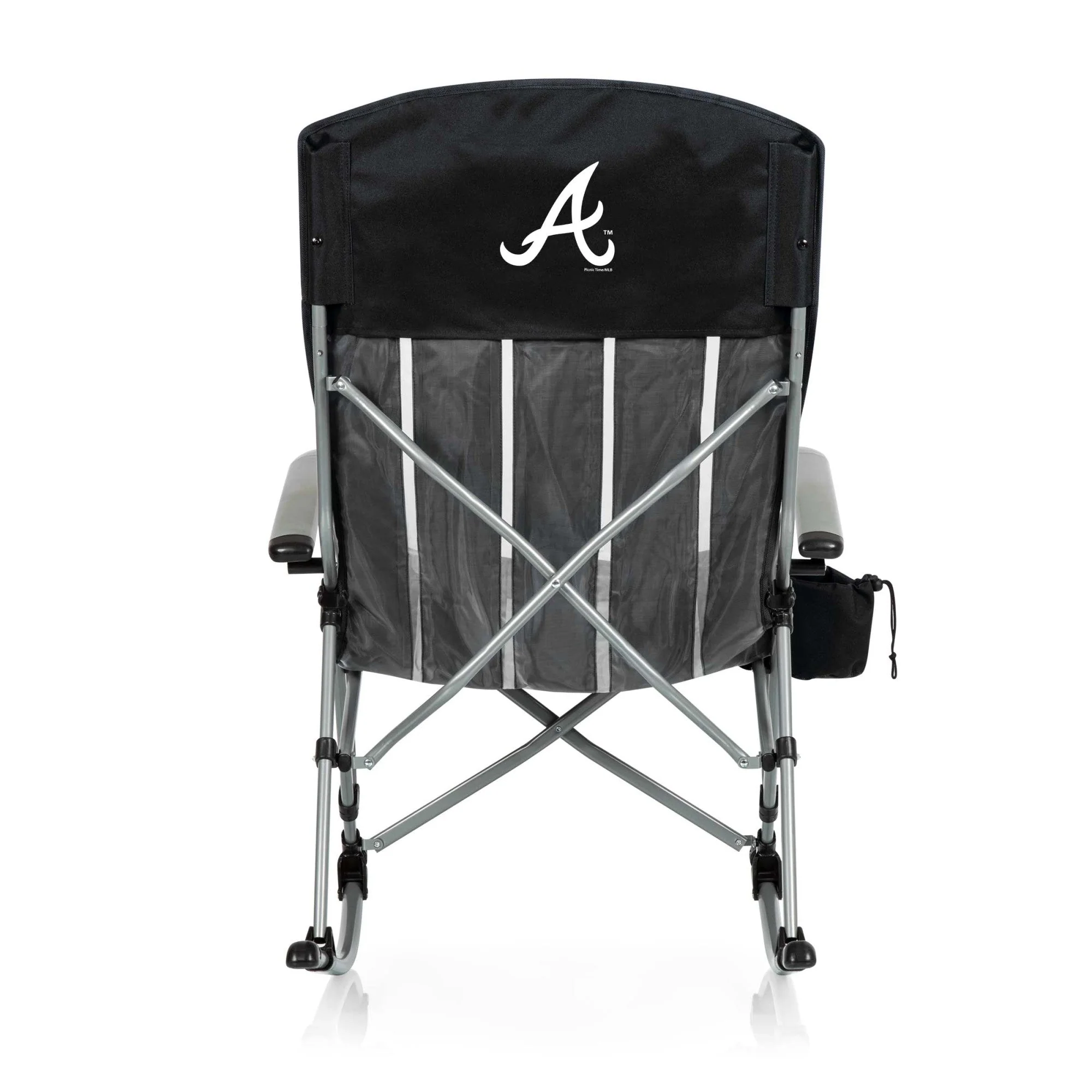 Atlanta Braves Outdoor Rocking Camp Chair - Image 3