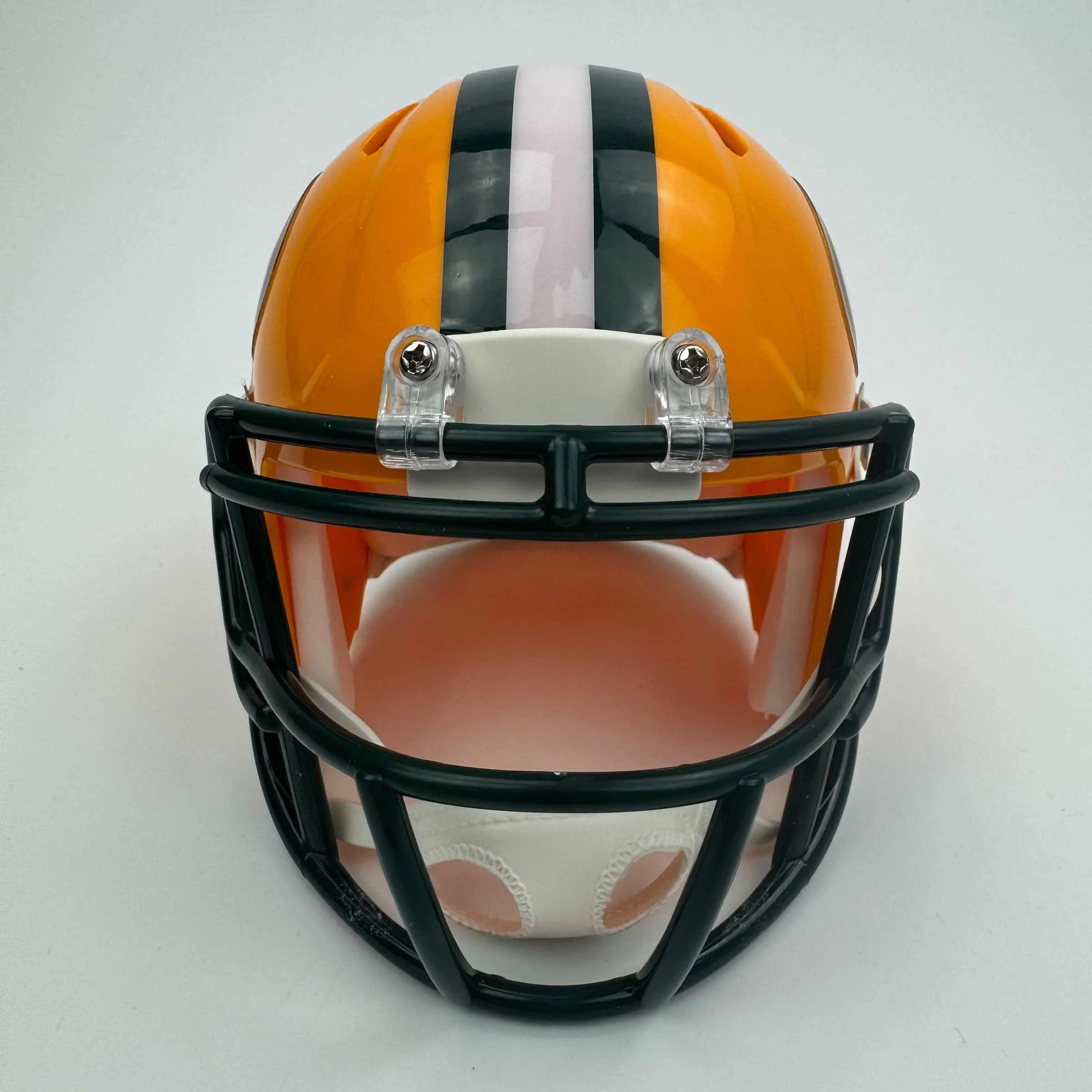 Autographed Green Bay Packers Aaron Rodgers Football Speed Mini Helmet - Image 5