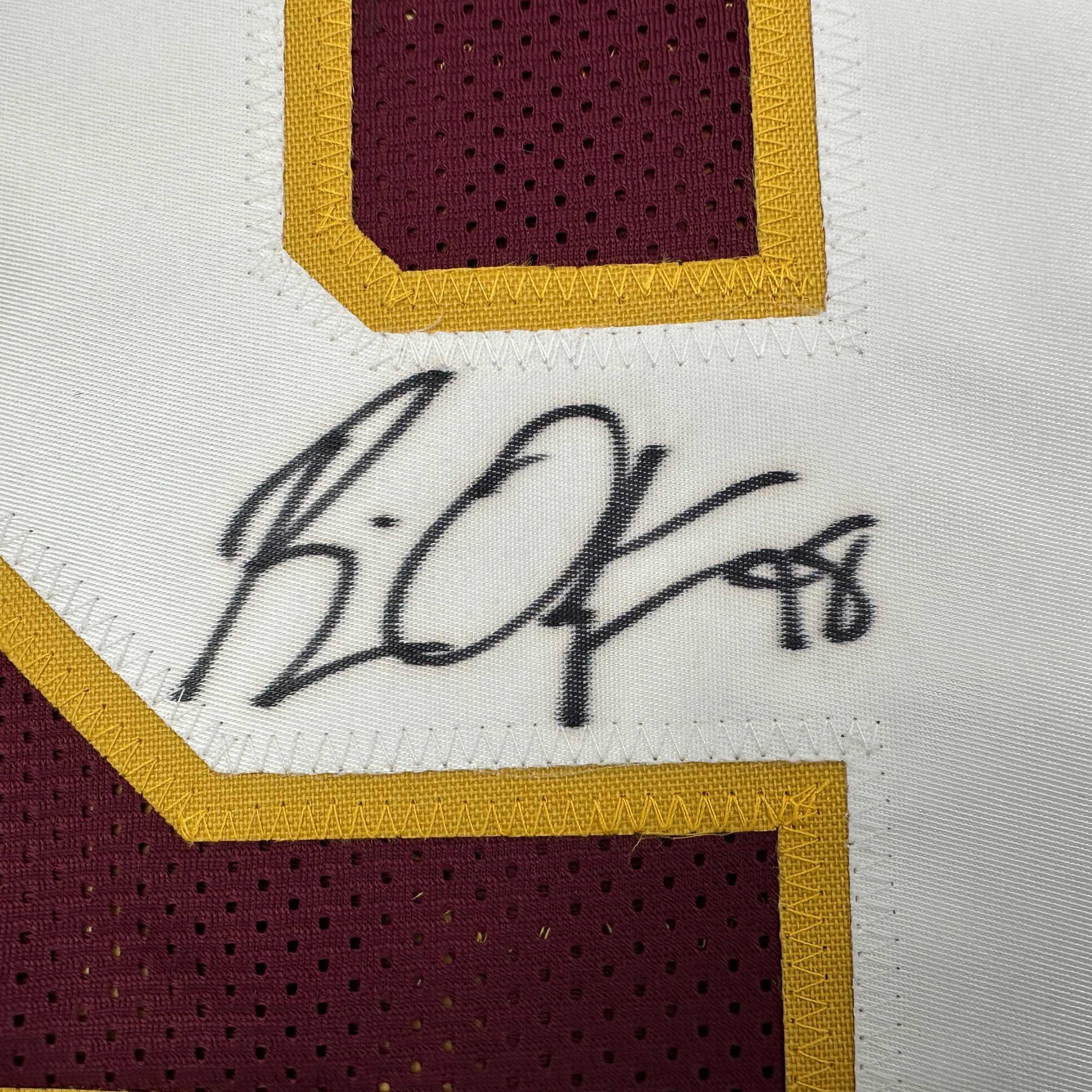 Autographed Washington Commanders Brian Orakpo Burgundy Jersey - Image 3