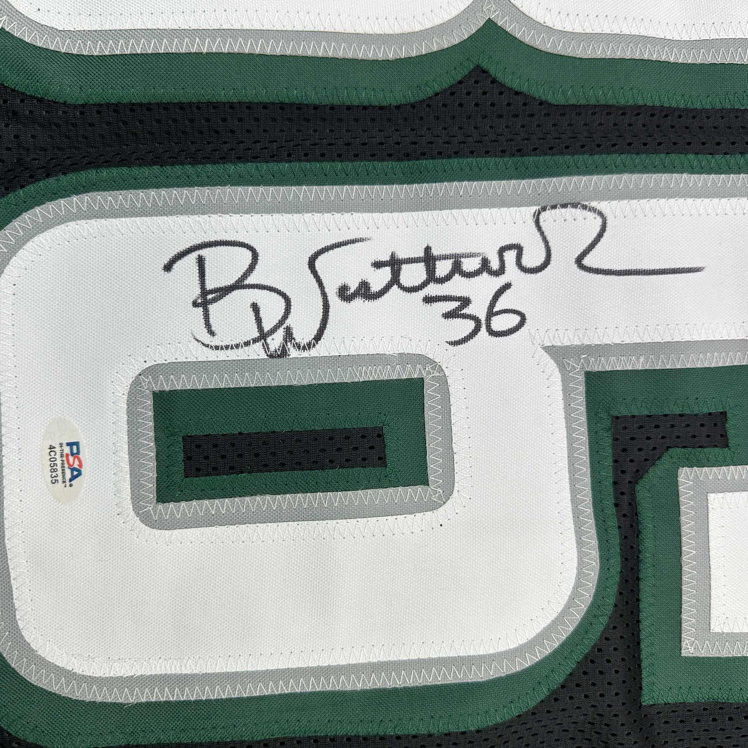 Autographed Philadelphia Eagles Brian Westbrook Black Football Jersey - Image 3