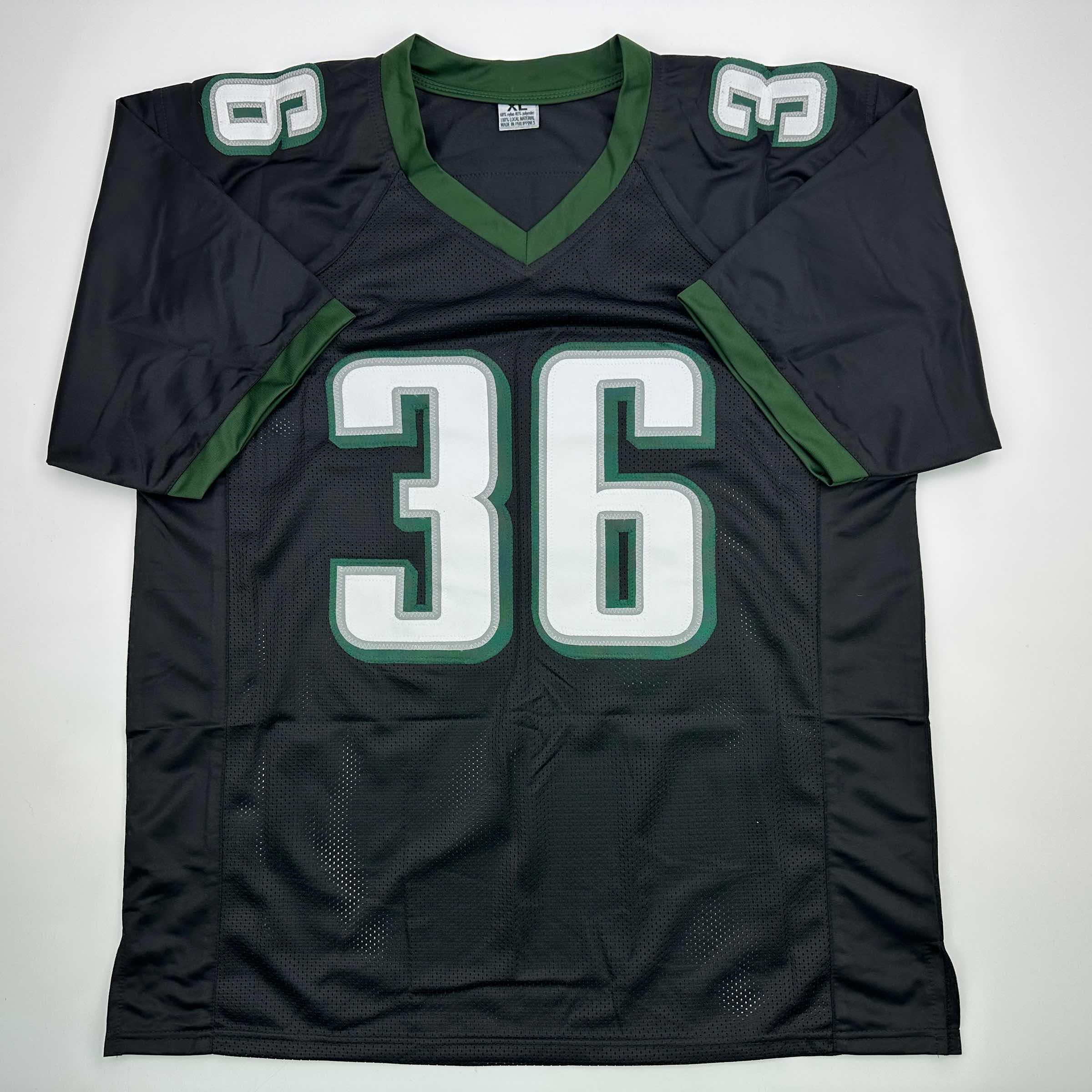 Autographed Philadelphia Eagles Brian Westbrook Black Football Jersey - Image 4