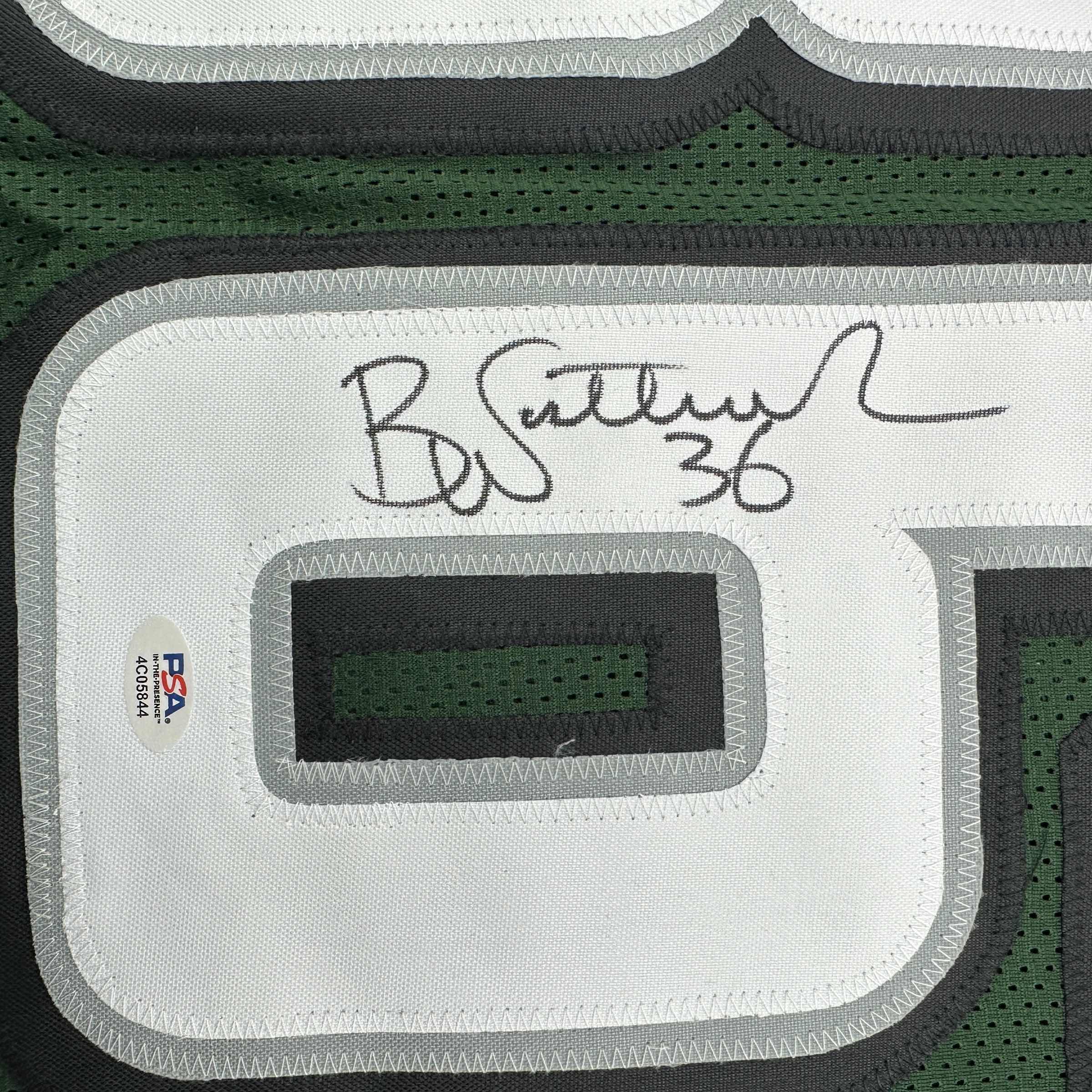 Autographed Philadelphia Eagles Brian Westbrook Green Football Jersey - Image 3
