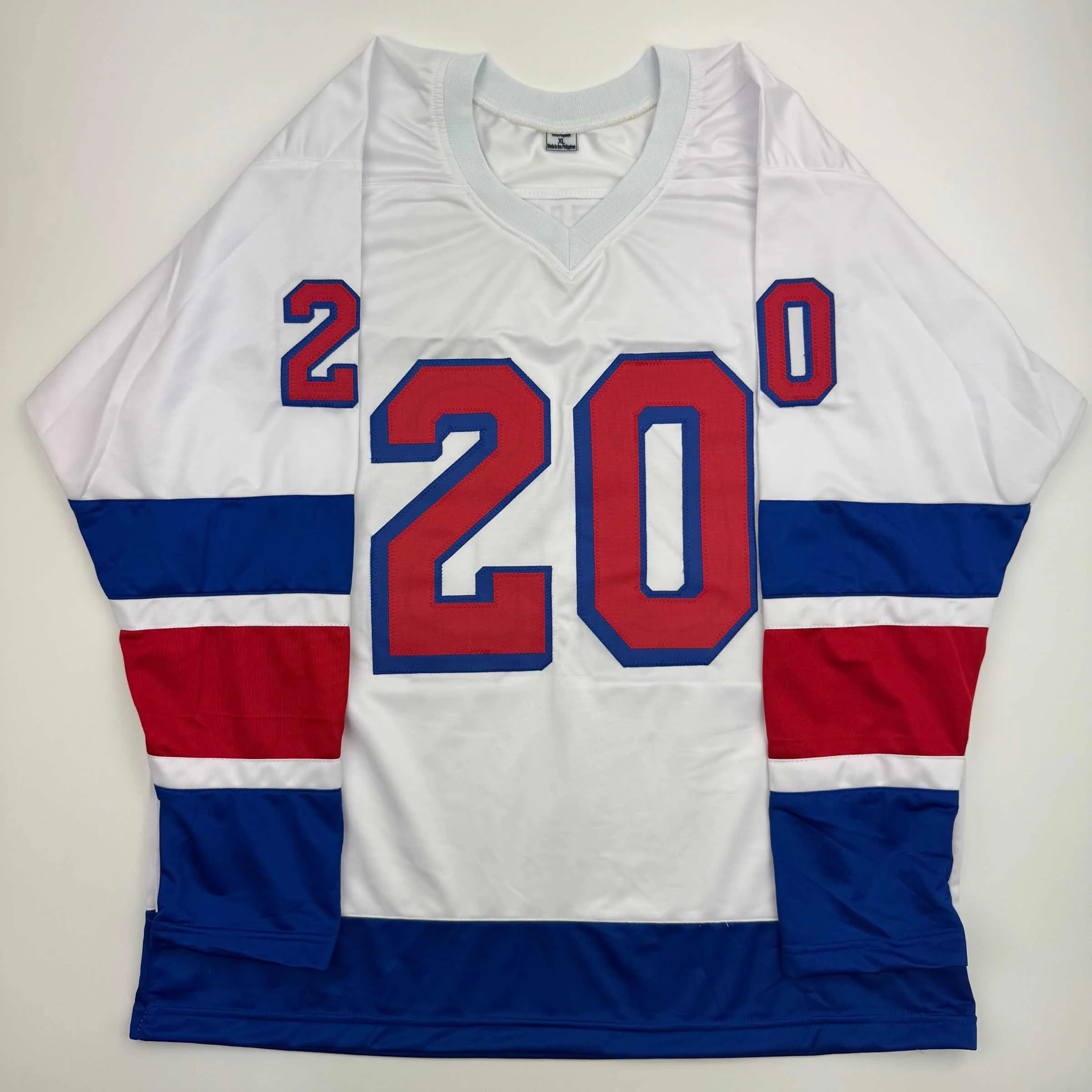 Autographed/Signed Chris Kreider New York White Hockey Jersey Beckett BAS COA - Image 4