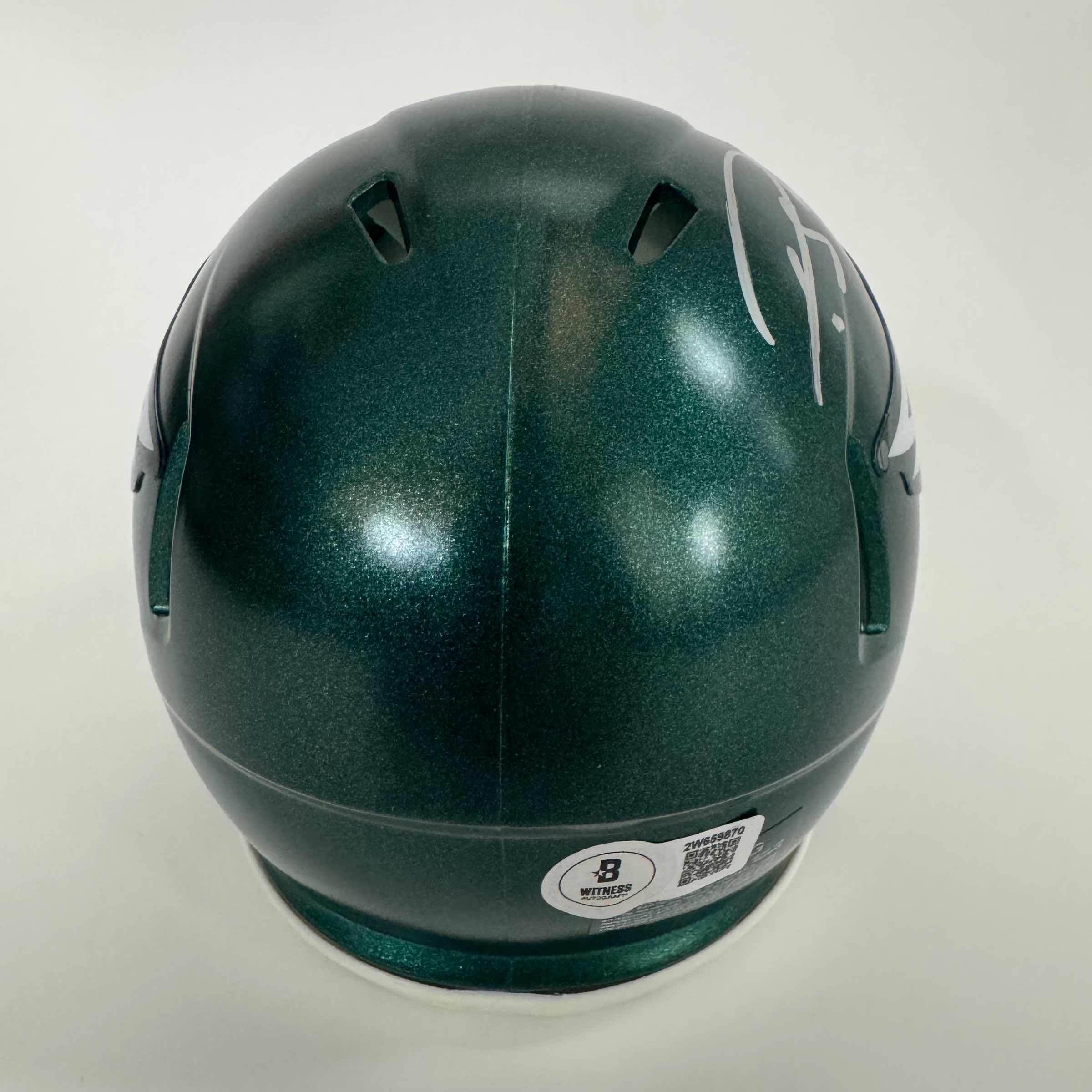 Autographed Darius Slay Jr. Philadelphia Eagles Mini Football Helmet - Image 3