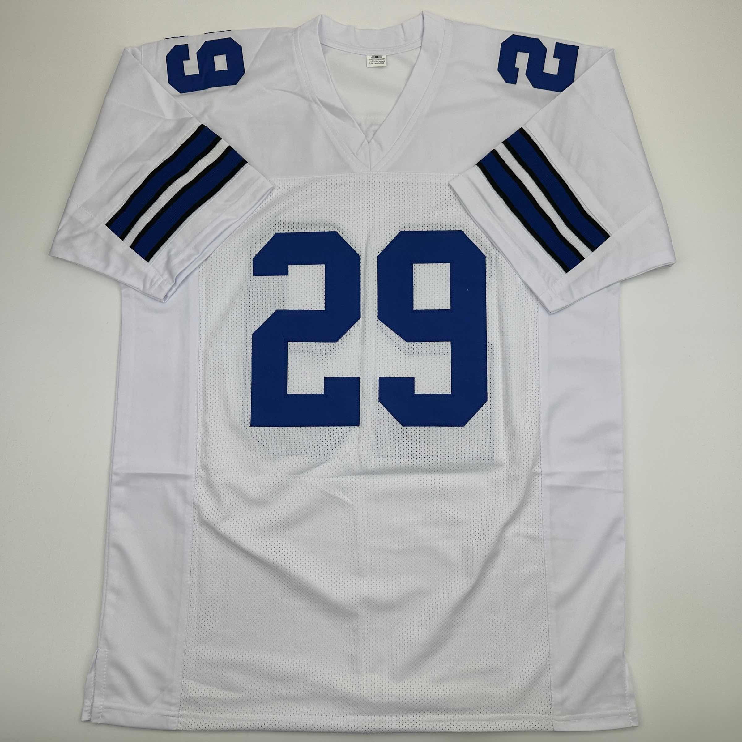 Autographed DeMarco Murray Dallas White Football Jersey - Image 4