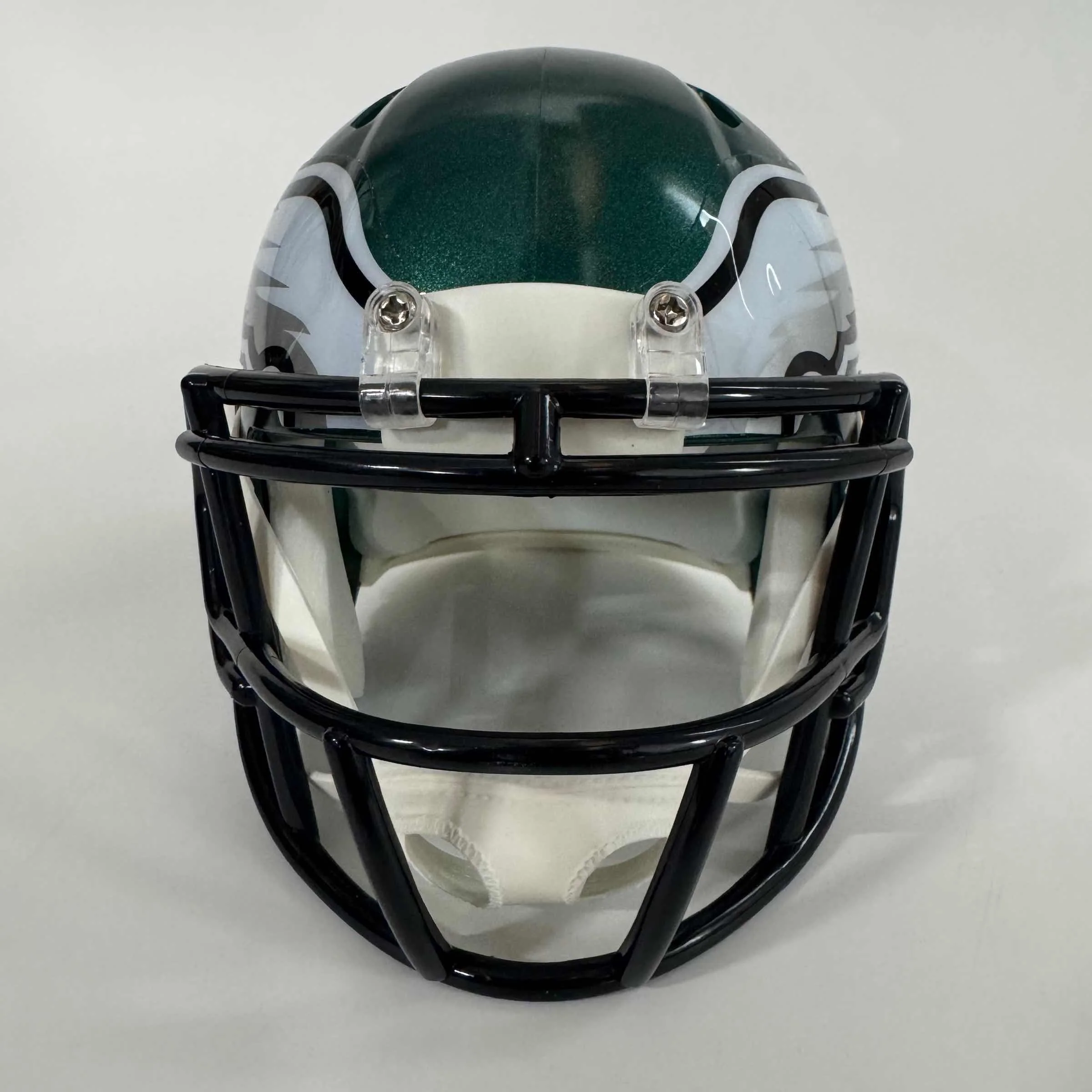 Autographed Philadelphia Eagles Jalen Carter Mini Football Helmet - Image 4