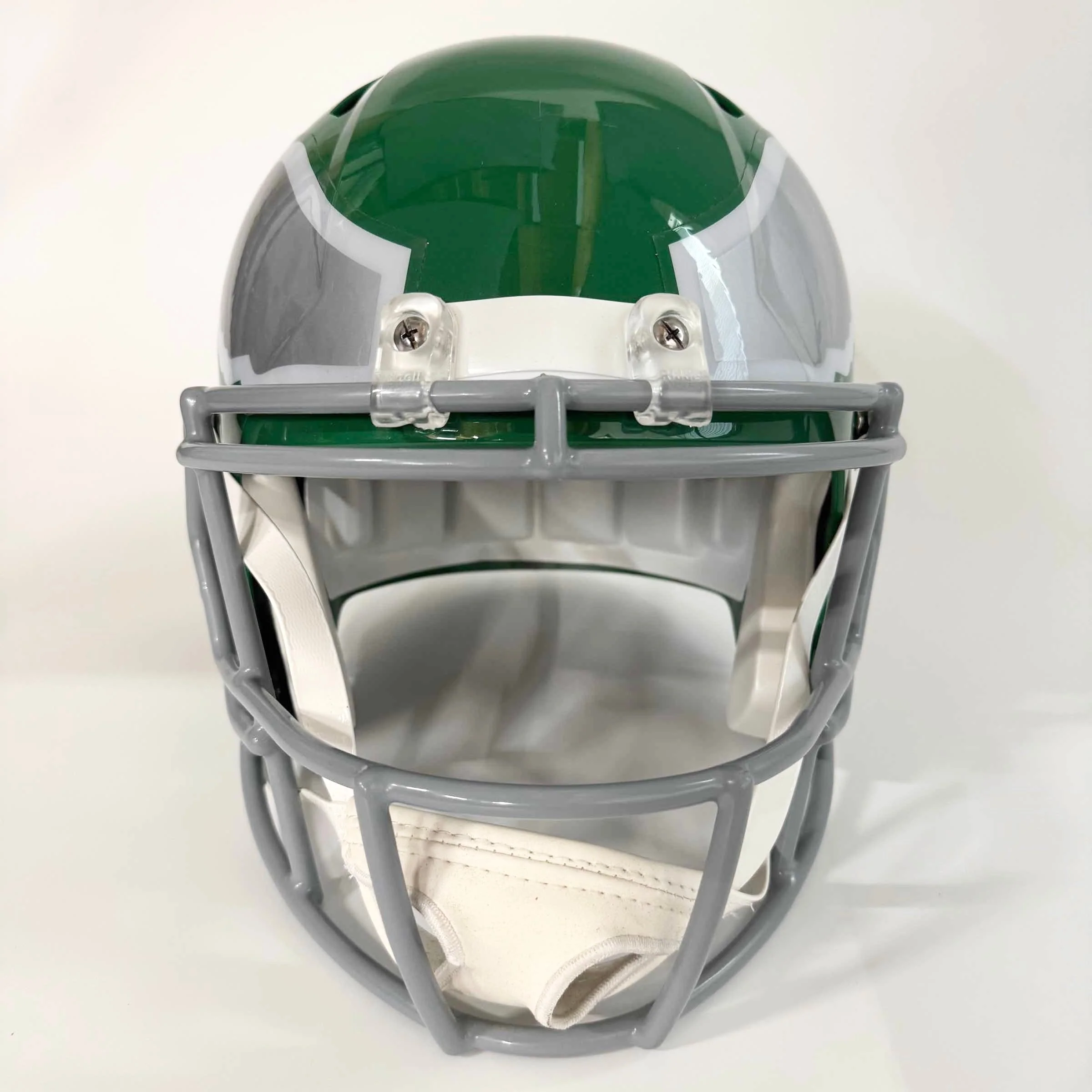 Autographed Philadelphia Eagles Jalen Hurts Kelly Green Full Size Replica Football Helmet - Image 4